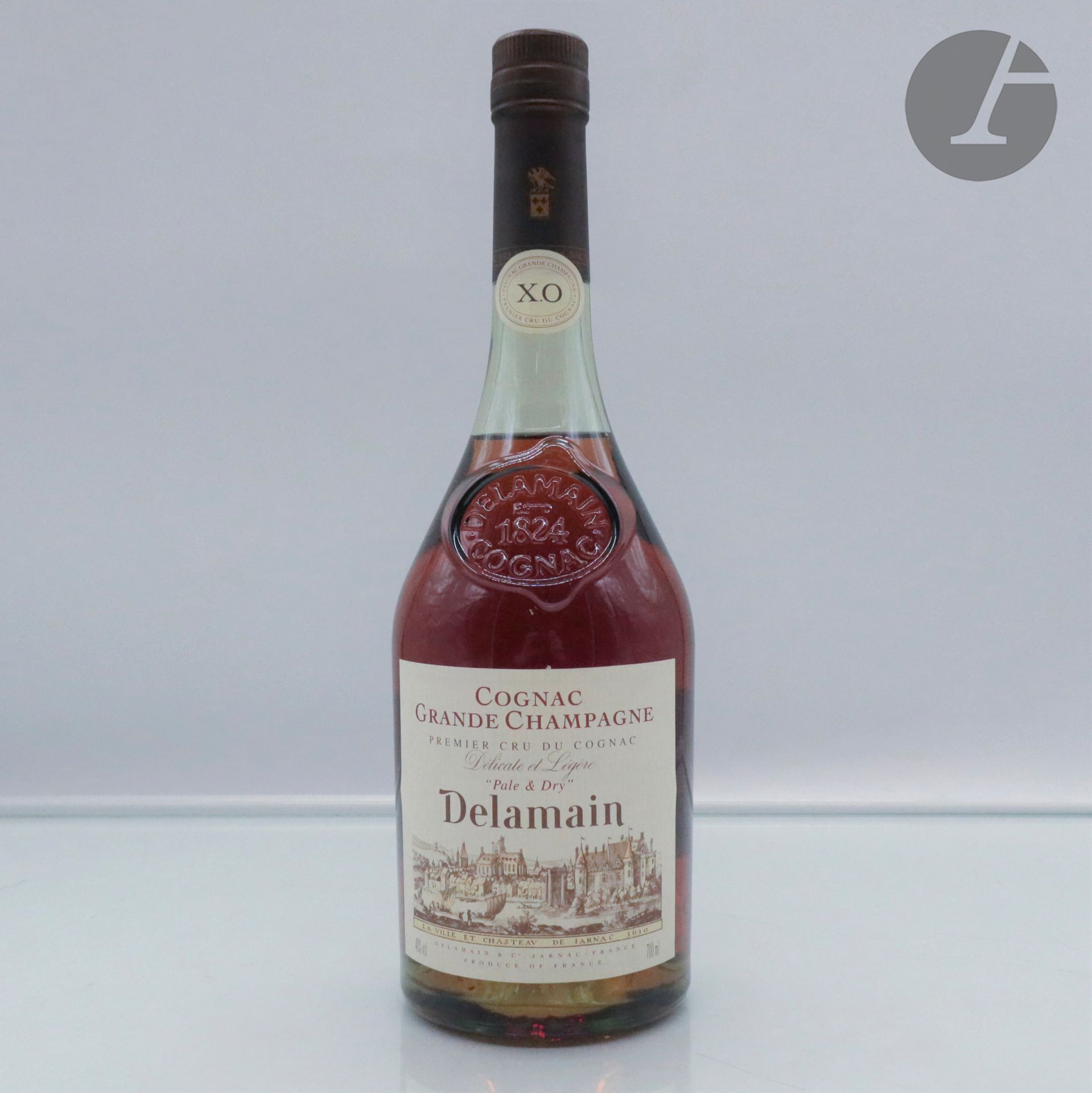 1 B COGNAC GRANDE CHAMPAGNE PREMIER CRU X.O. PALE & DRY 70 cl 40% (étui), Delamain, NM