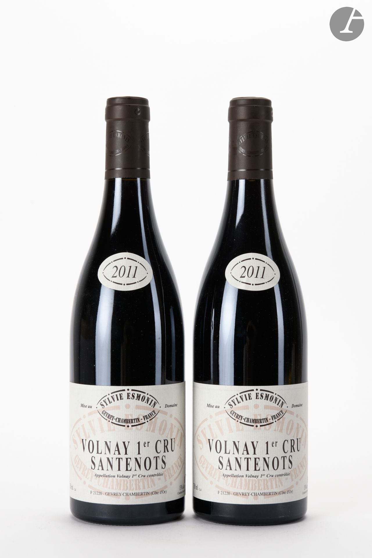 2 B VOLNAY-SANTENOTS (1er Cru), Domaine Sylvie Esmonin, 2011
