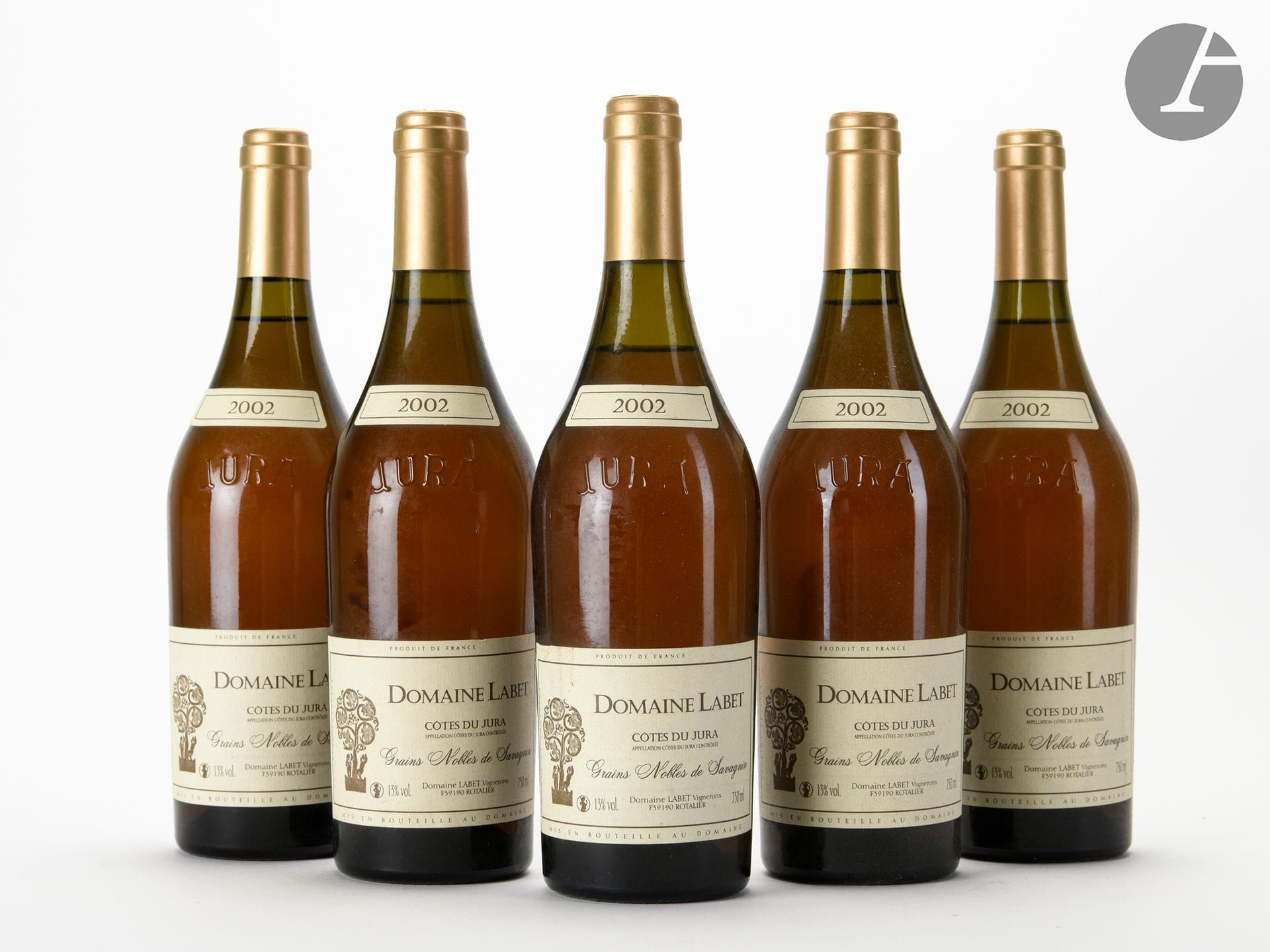 5 B CÔTES DU JURA GRAINS NOBLES DE SAVAGNIN (1 c.s.), Domaine Labet, 2002