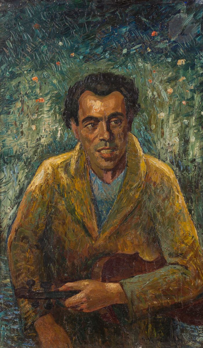 Nandor VAGH WEINMANN (1897-1978) 
Le Tzigane 
Huile sur isorel. 
Signée en bas à droite. 
81 x 49 cm 
Cadre. 



Mots clés :
judaïca, juif, juive, hébreux, rabbins, jewish, torah, hebrew, hebraica, judaisme, synagogue, sionisme, pessah, pessach, haggada, haggadah, hagada, hagadah, passover, menora, menorah, hannuka, hannuca, hannoucca, hanouccah, torah, juden, israélite, Israël, antisemitism, antisémitisme, dreyfus, meguila, sepharade, sefarad, ketouba