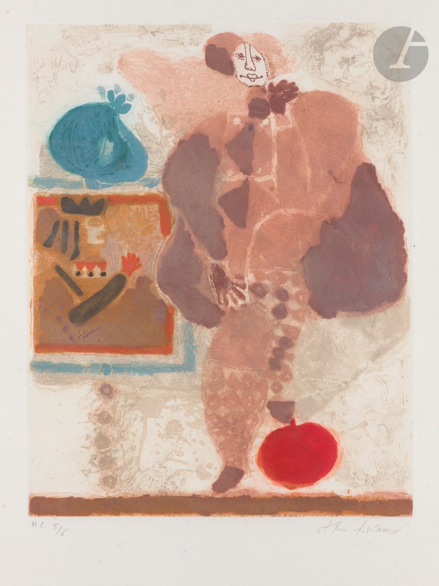 Théo TOBIASSE (1927-2012) 
Le Roi et la pomme 
Gravure au carborundum. 
Justifiée H.C., numérotée et signée. 
86 x 66 cm 
Cadre.



Mots clés :
judaïca, juif, juive, hébreux, rabbins, jewish, torah, hebrew, hebraica, judaisme, synagogue, sionisme, pessah, pessach, haggada, haggadah, hagada, hagadah, passover, menora, menorah, hannuka, hannuca, hannoucca, hanouccah, torah, juden, israélite, Israël, antisemitism, antisémitisme, dreyfus, meguila, sepharade, sefarad, ketouba