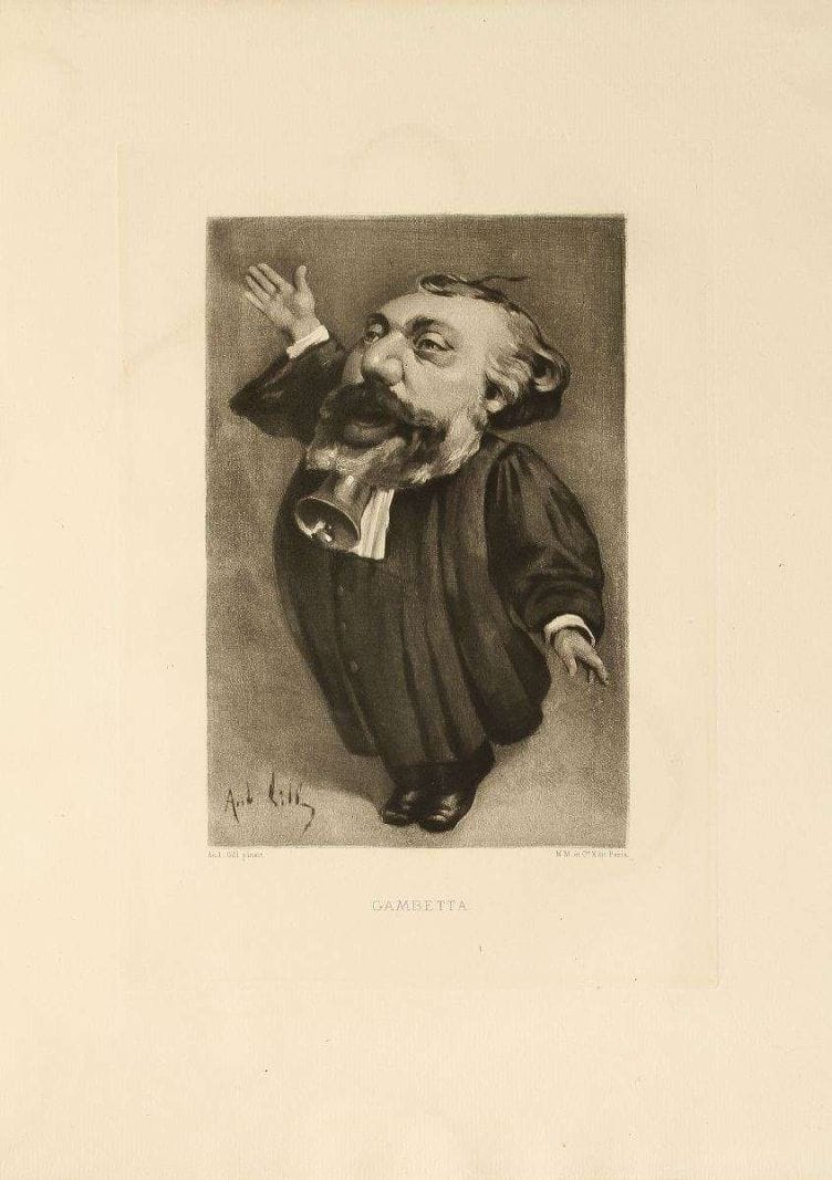 André GILL, Vingt portraits contemporains. Notice par Jean Richepin. Paris, 1886. Un volume. On joint : portrait d’André Gill. Cliché Carjat, galerie contemporaine.