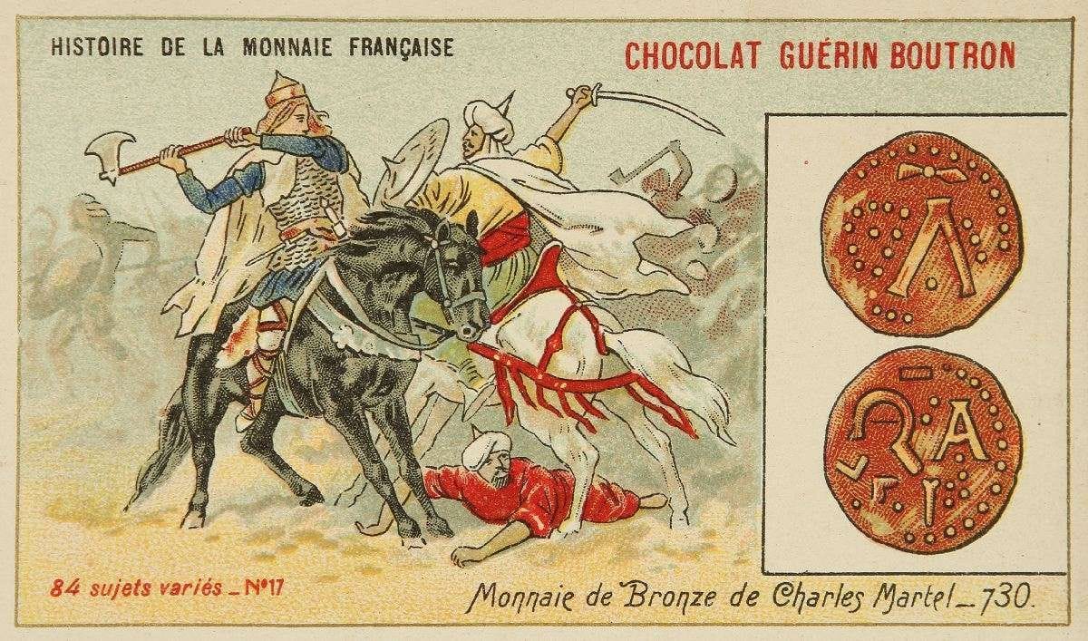 ALBUM DE CARTES PUBLICITAIRES POUR LE CHOCOLAT GUERIN BOUTRON (imprimerie Champenois). Environ 170 cartes. Les auteurs célèbres, histoire de la monnaie française.