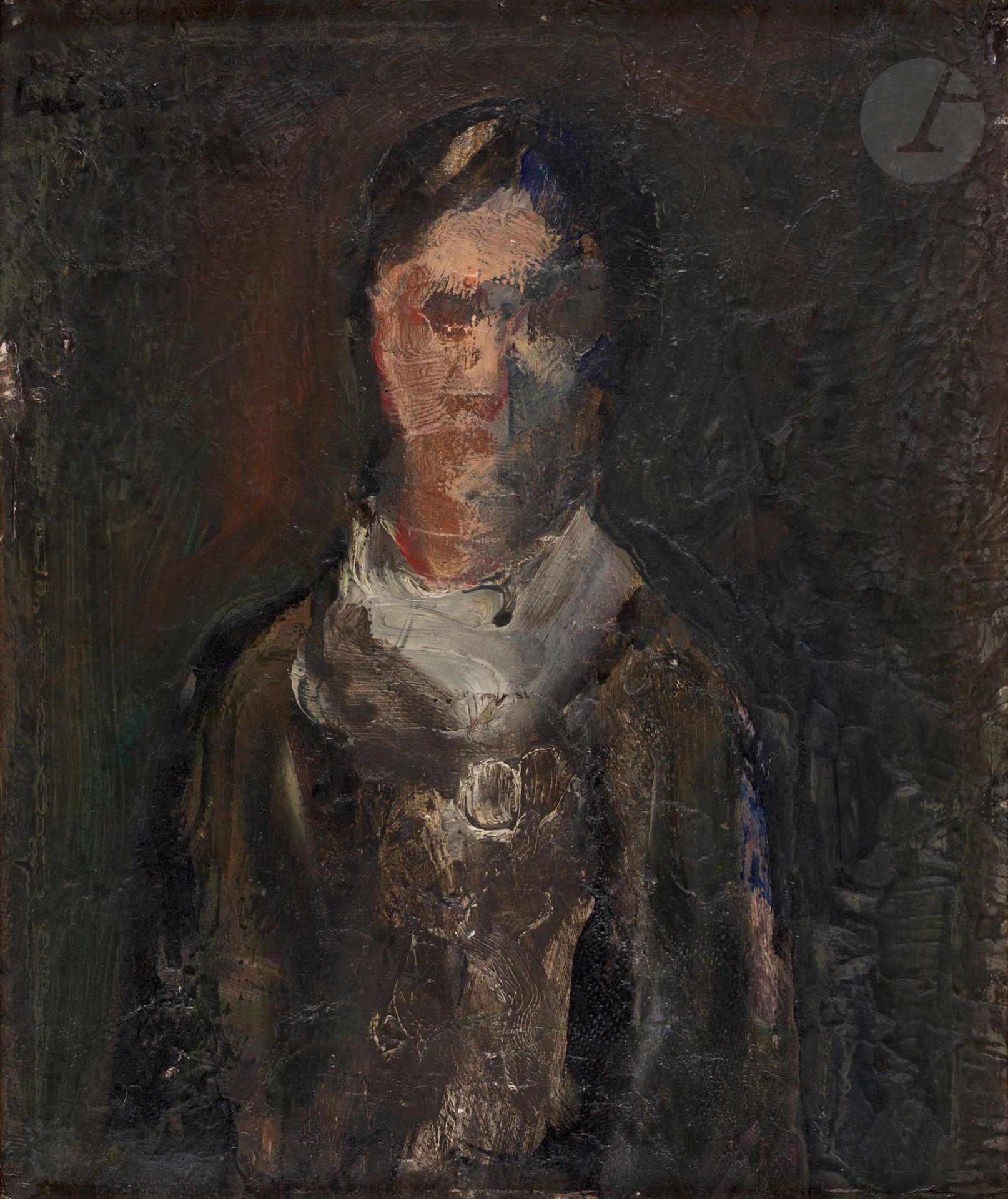 Adolphe PÉTERELLE (1874-1947)
Portrait de femme
Huile sur panneau.
Signée en haut à gauche.
22 x 18 cm