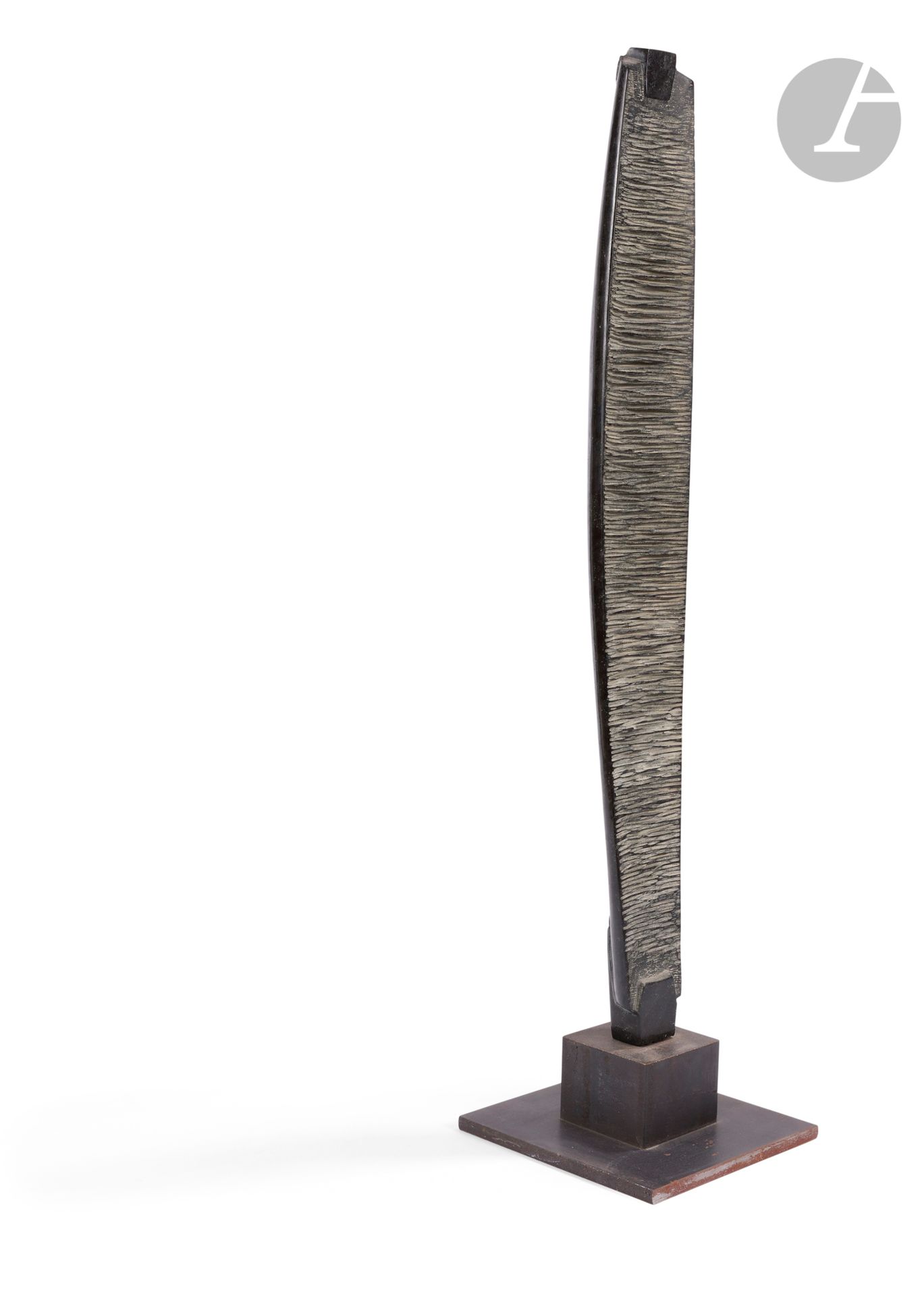 Yves DANA (born in 1959)
Stele n°275, 2005
Sculpture in diabase.
Signed on the base.
Height : 69 cm

Provenance : 
Galerie Thessa Herold, Paris.

A certificate of the artist, dated June 20, 2007, will be given to the buyer.