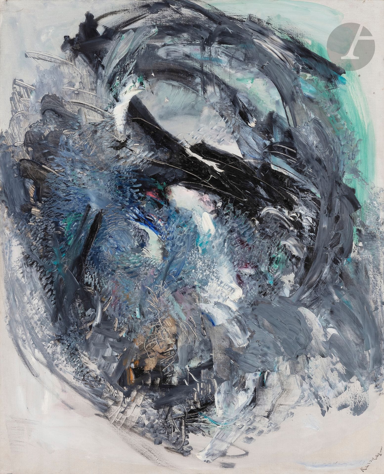 Ida KARSKAYA [russe] (1905-1990)
Mexico, 1961
Huile sur toile.
Signée en bas à droite.
100 x 81 cm

Provenance : 
- Galerie Karl Flinkler, Paris (étiquette au dos sur le châssis).
- Galerie Convergence, Paris.
- Galerie Thessa Herold, Paris.

Expositions : 
- Galerie Karl Flincker, Paris, 1962, reproduit au catalogue p. 9.
- Galerie Argos, Nantes, 1963.

Bibliographie : 
Karskaya 1905-1990, monographie éditée en 1915 par l’Association des amis de Karskaya, reproduit au catalogue p. 97.