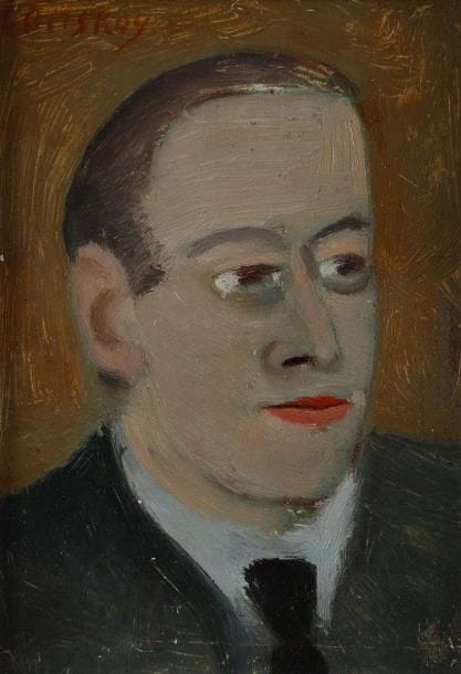 André LANSKOY [russe] (1902-1976)
Monsieur Victor, 1936 Huile sur carton. Signée en haut à gauche. 22 x 16 cm Provenance: galerie Kriegel et Sapiro, Paris. Commentaire: Nous remercions André Schoeller d'avoir authentifié l'oeuvre