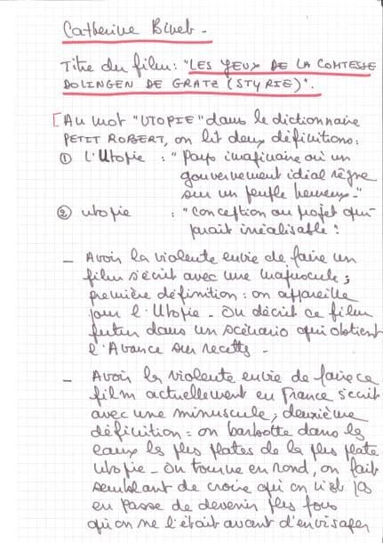 CINÉMA. 4 L.A.S. et un manuscrit autographe, 1974-1977. Claudine Beccarie (star du porno, 1977, à un journaliste du Film Français sur Jean-François Davy et le film Exhibition, son admiration pour Deneuve et Montand, sa grève de la faim...), Catherine Binet (lettre et manuscrit de 9 p., 1976, expliquant son projet de film Les Jeux de la comtesse Dolingen de Gratz, qu'elle réalisera en 1980), Jean-Pierre Cassel (à Gérard Lebovici, 1974, se plaignant du journal Le Film Français), Robert Enrico (longue mise au point au sujet de l'avance sur recettes)
