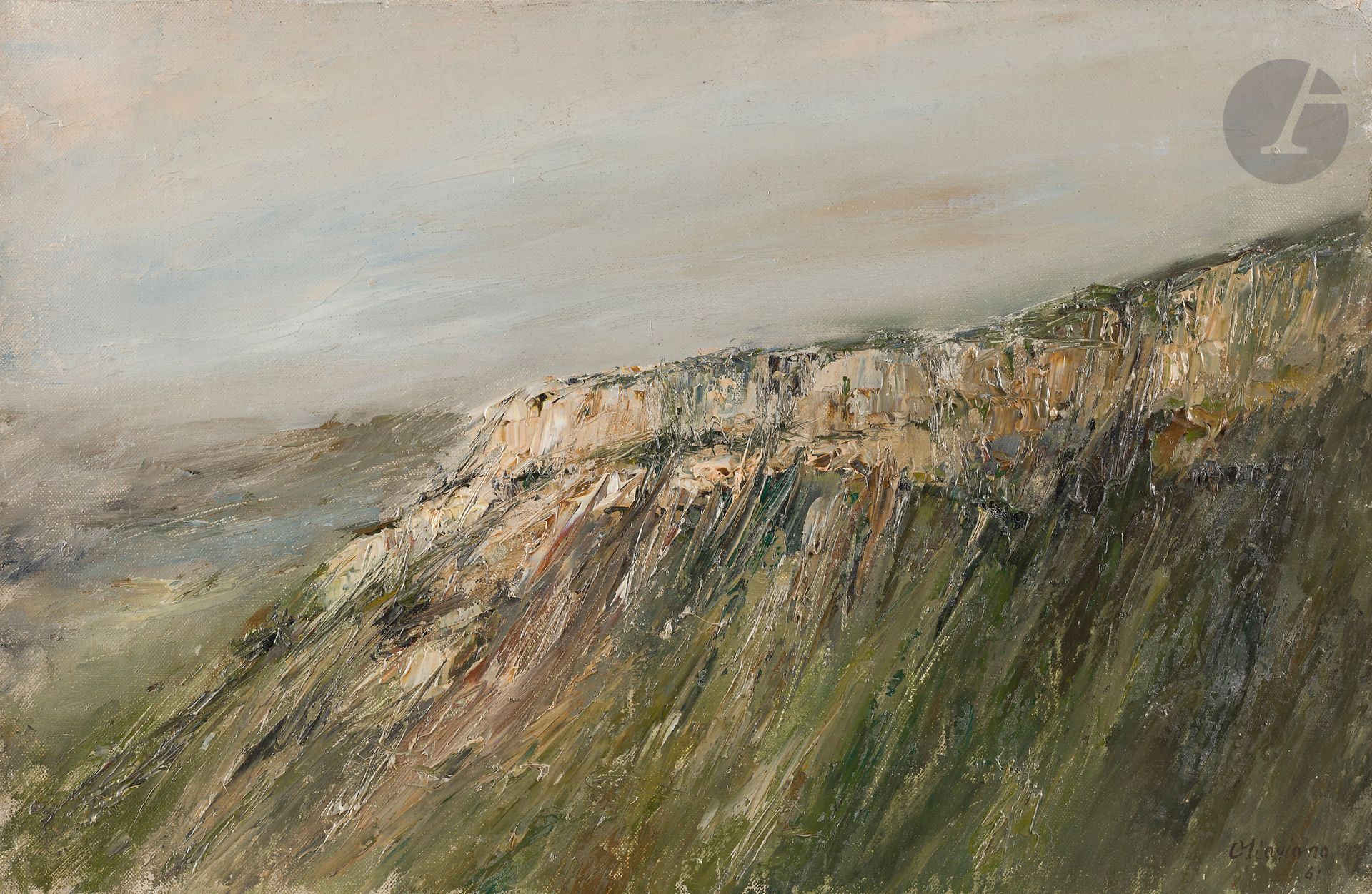Jack OTTAVIANO (1924-1988)
Le Vercors, 1961
Huile sur toile.
Signée et datée en bas à droite.
27 x 41 cm