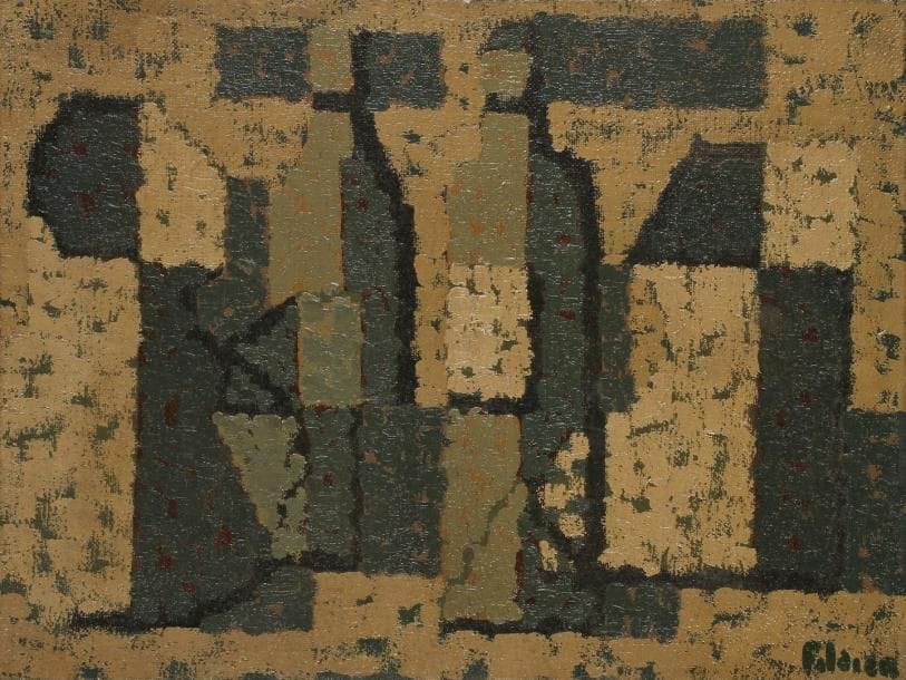 André FILDIER (? - 2001)
Paysage, vers 1959 Huile sur toile. Signée en bas à droite. H: 49 x L: 65 cm