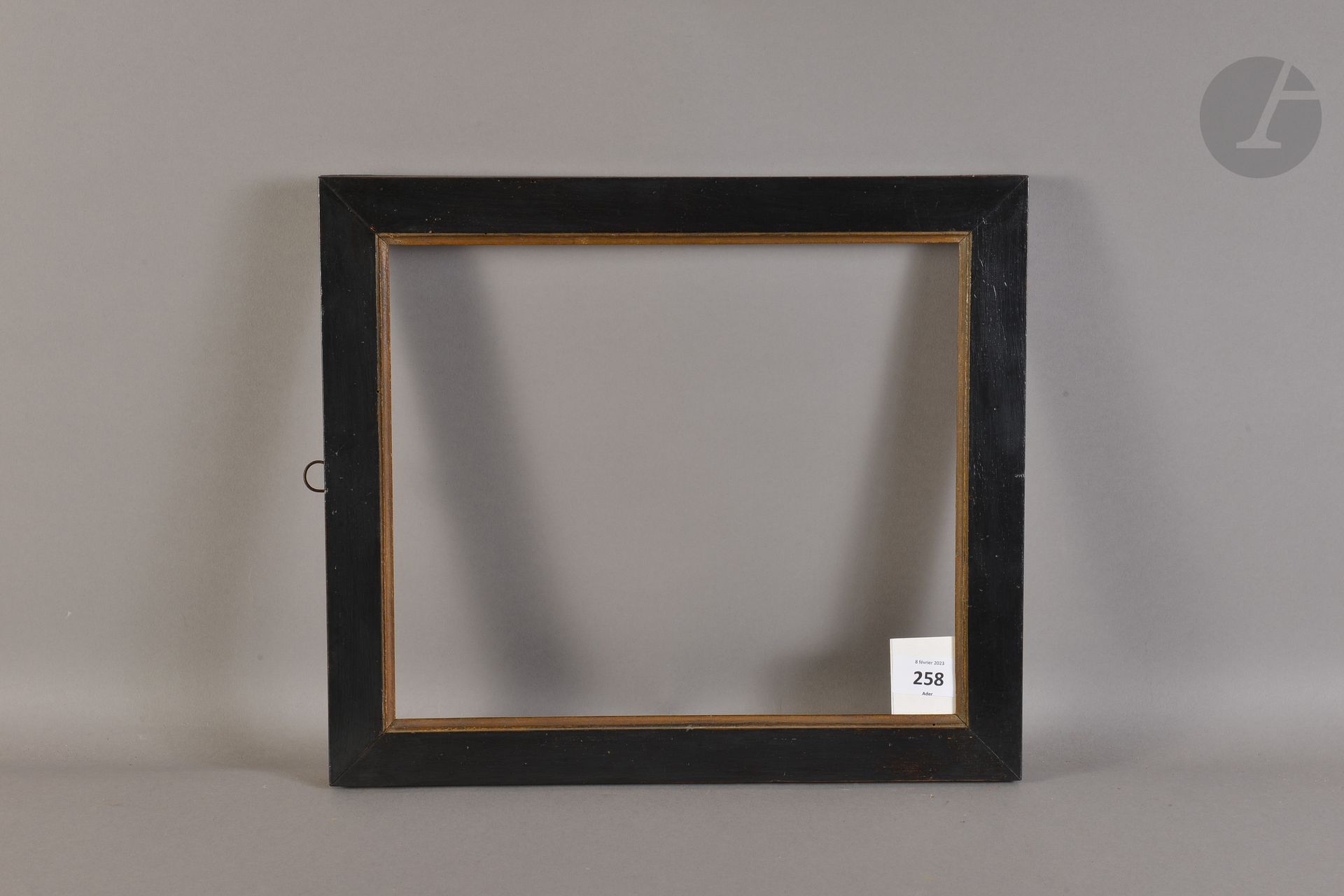Molded and blackened wood frame. Italy Beginning of the XIXth century. 25,5 x 30,3 cm - Profile : 3,5 cm