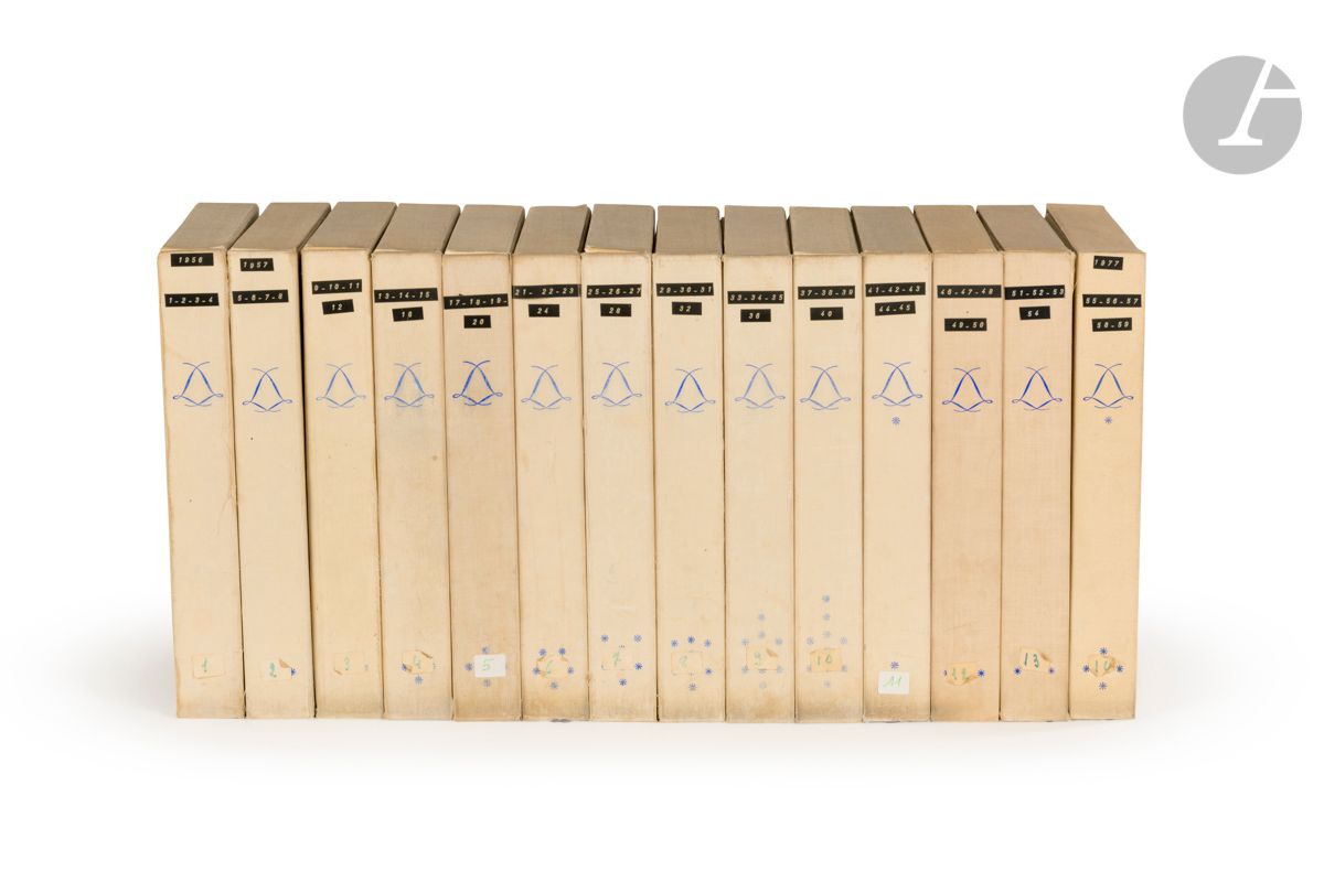Cahiers de la Céramique et des Arts du Feu
Manufacture de Sèvres.
Complete collection 59 issues + 6 supplements (to issues 9,13,35,40,42-43
All the issues are in their original packaging.
Collection in very good condition