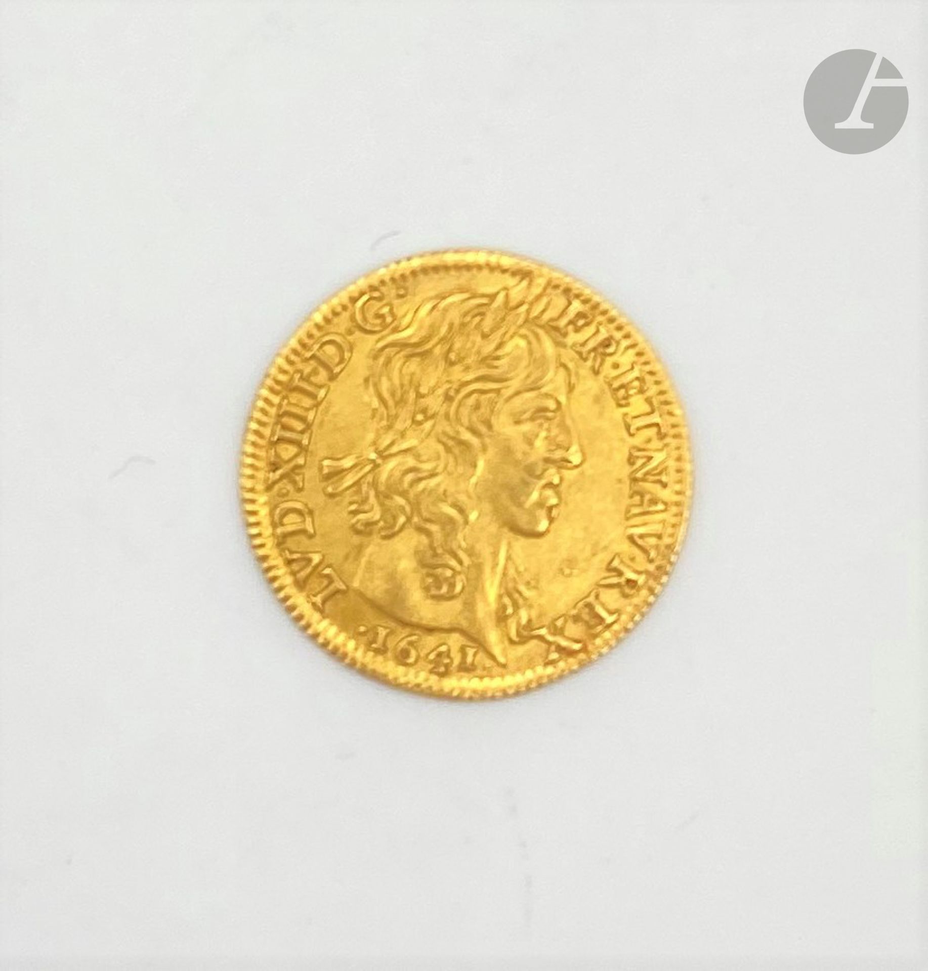 Louis  XIII (1610-1643) Louis d'or, daté 1641 A. Poids: 6,73 g