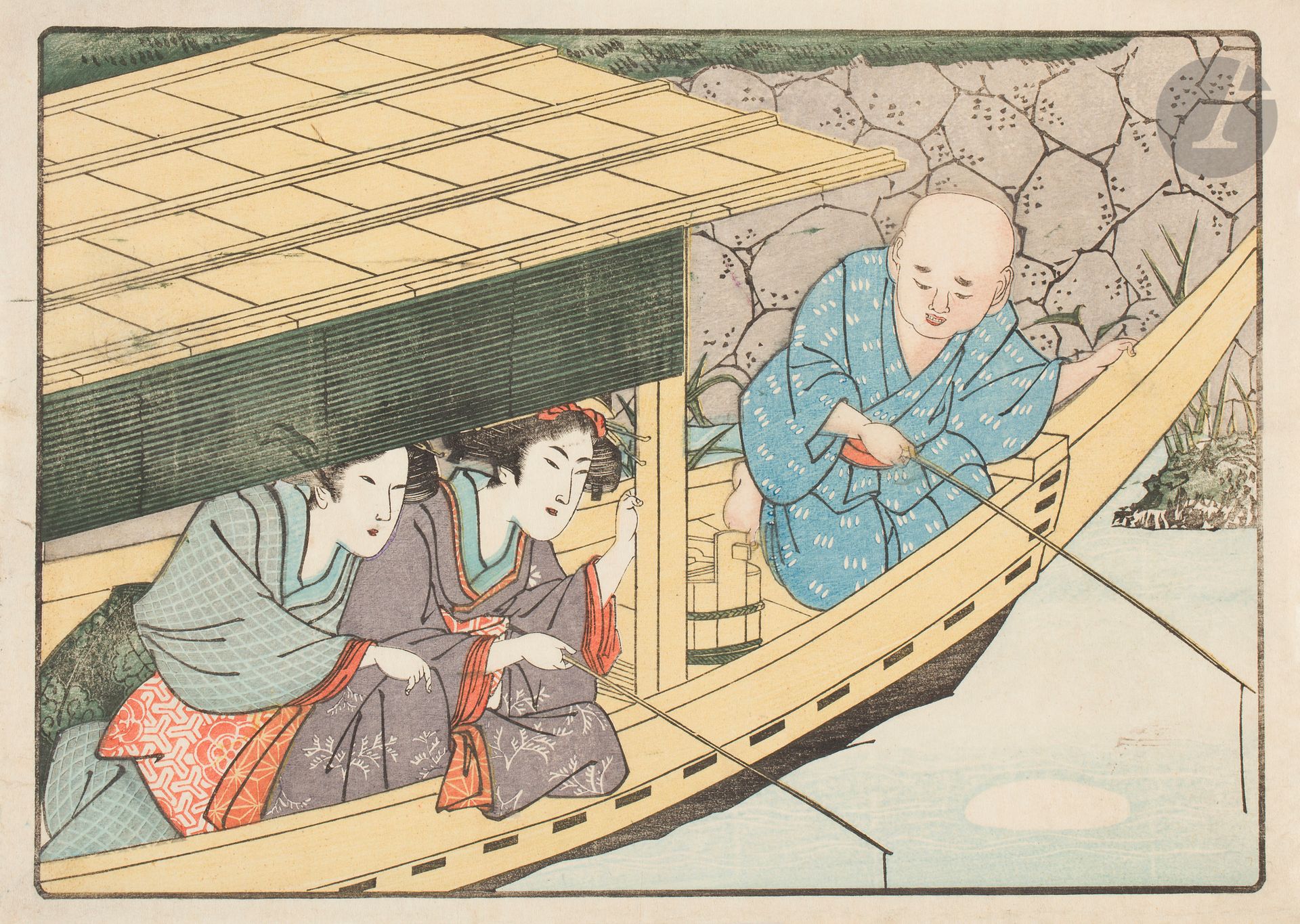 Japon
Un lot d’estampes japonaises modernes. Bois gravé. Formats divers. Impression en couleurs. Belles ou bonnes épreuves, certaines avec menus accidents. Ens. 12 p.