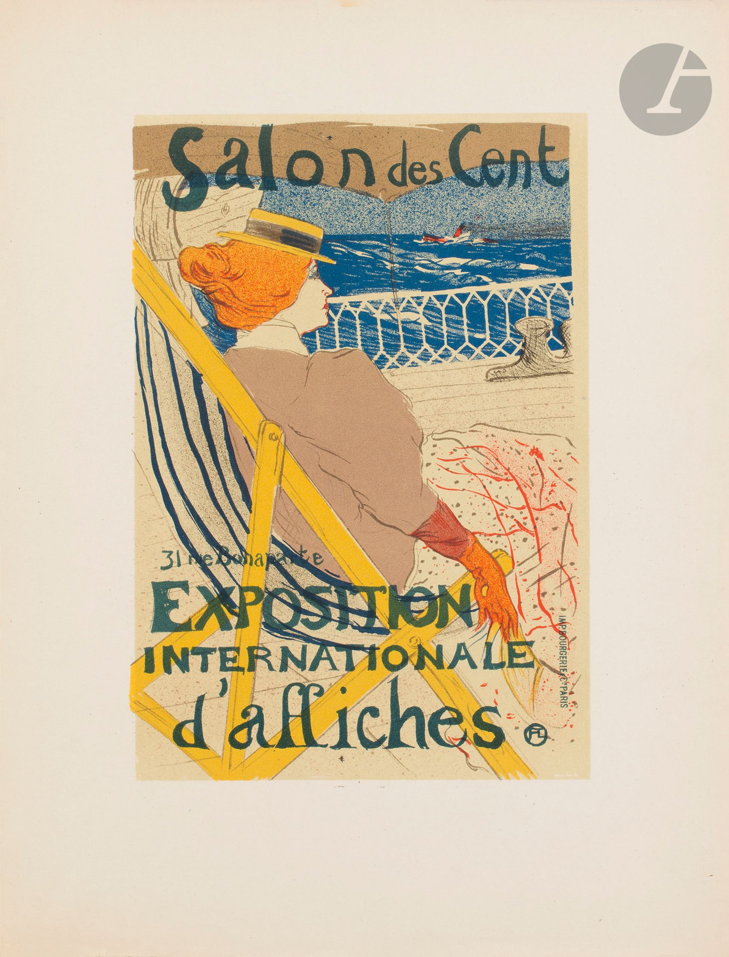 Henri de Toulouse-Lautrec (1864-1901) (d’après)
Un lot de 13 reproductions d’affiches. Vers 1950. Lithographie. Chaque feuille : 250 x 327 mm. Impression en couleurs. Belles épreuves sur vélin. L’une avec traces d’aquarelle au verso. Petites traces d’adhésif oxydées au verso à certaines. Courte déchirure au bord d’un feuillet. Timbre de la galerie R. G. Michel à la plupart.