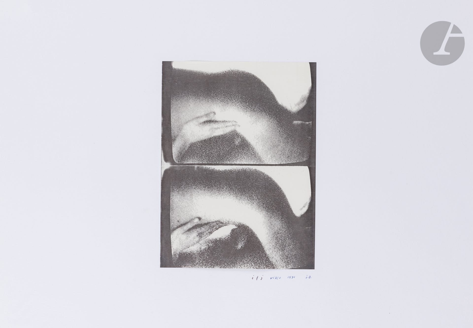 Jean DUPUY (1925-2021)
I & J, 1971
Collage de 2 tirages photomécaniques collés sur papier.
Monogrammé en bas à droite.
36 x 51 cm