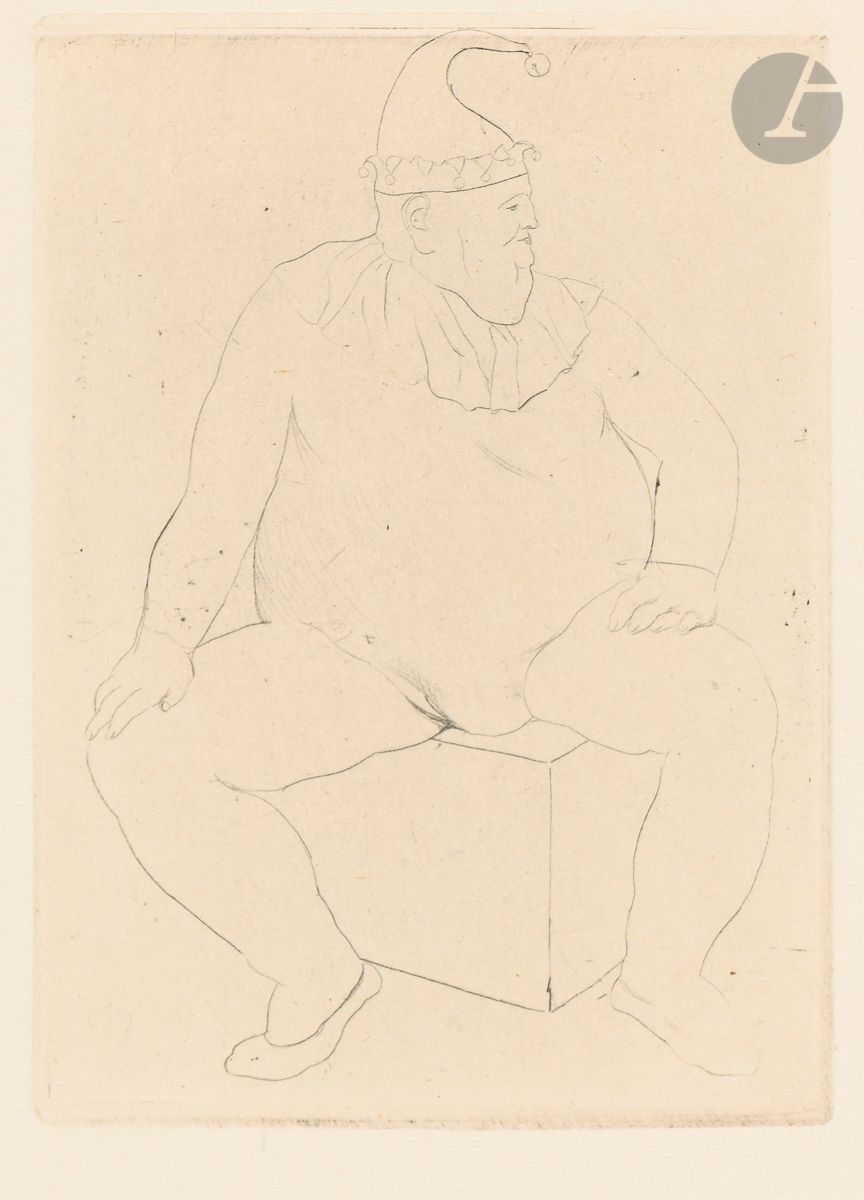Pablo Picasso (1881-1973)
Le Saltimbanque. (Pl. des Saltimbanques). Printemps-été 1905. Pointe sèche. 85 x 120 [330 x 510]. Bloch 10 ; Baer 12. Très belle et fraîche épreuve sur vélin fort ivoire filigrané « van gelder zonen », du tirage à 250 épreuves effectué par Fort pour Vollard en 1913. Toutes marges non ébarbées. 

Provenance : Ambroise Vollard (1866-1939) puis H. M. Petiet (1894-1980).