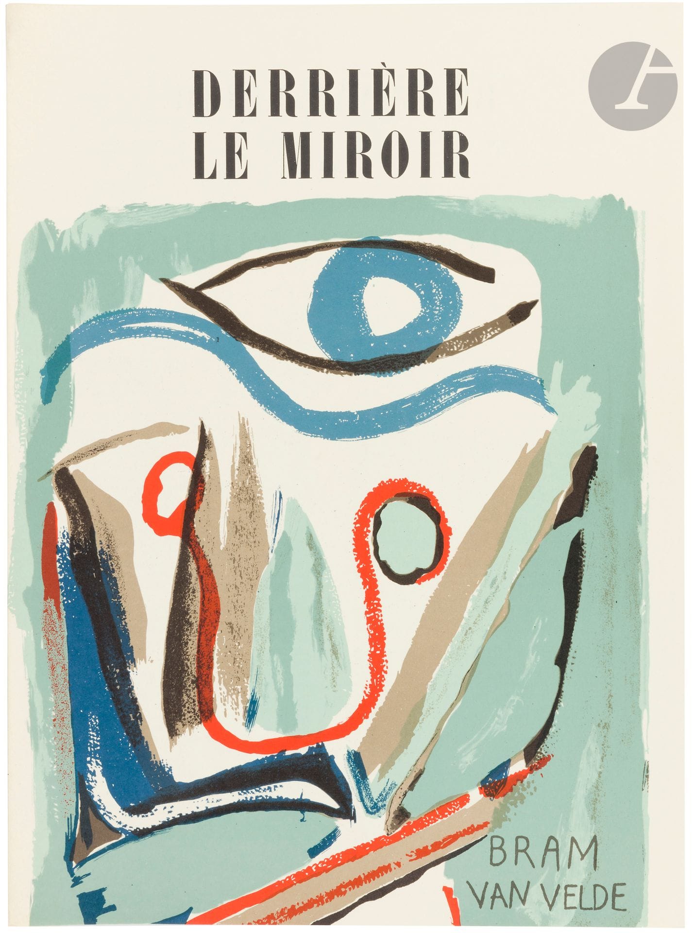 [REVUE].
Derrière le miroir.
Paris : Pierre à Feu puis Maeght, 1952-1981. — 20 fascicules in-folio, en feuilles, conservés dans deux emboîtages modernes en toile rouge pour l’un et en toile noire pour l’autre.

Collection de 20 numéros de Derrière le miroir, tous, sauf les numéros 13 et 98, en première édition :
- N° 13. Germaine Richier. Seconde édition.
- N° 43. Bram Van Velde. Février 1952. 2 lithographies originales en couleurs.
- N° 64. Tal Coat. Avril 1954. 
- N° 74-75-76. Raoul Ubac. Avril, mai, juin 1955. 4 lithographies originales de l’artiste.
- N° 82-83-84. Tal Coat. Janvier, février, mars 1956. 
- N° 98. Alberto Giacometti. Juin 1957. 3 lithographies originales de l’artiste. Deuxième édition 
- N° 141. Alexander Calder. Novembre 1963. 8 lithographies originales.
- N° 173. Alexander Calder. Octobre 1968. 8 lithographies originales dont 6 en couleurs.
- N° 178. Pol Bury. Avril 1969. Comprend 7 lithographies originales en couleurs de l’artiste, dont 4 à double page. 
- N° 187. Rebeyrolle. Coexistences. Octobre 1970. 5 lithographies originales en couleurs.
- N° 190. Alexander Calder. Février 1971. 5 lithographies originales dont 4 en couleurs.
- N° 191. Pol Bury. Mars 1971.
- N° 193-194. Joan Miró. Octobre-novembre 1971. 3 lithographies originales en couleurs.
- N° 209. Pol Bury. Sculptures à cordes. Avril 1974. Lithographies originales de l’artiste. Exemplaire complet du disque vinyle.
- N° 212. Alexander Calder. Janvier 1975. 7 lithographies originales dont 6 en couleurs.
- N° 221. Alexander Calder. Décembre 1976. 7 lithographies originales en couleurs.
- N° 228. Pol Bury. Mars 1978. 2 lithographies originales en couleurs. Joint le carton d’invitation au vernissage de l’exposition.
- N° 231. Joan Miró. Novembre 1978. 2 lithographies originales de l’artiste.
- N° 245. Noguchi. Granits, basaltes, obsidiennes. Mai 1981.
- N° 249. Takis. Novembre 1981.
Exemplaires parfaitement conservés, chacun placé sous rhodoïd.