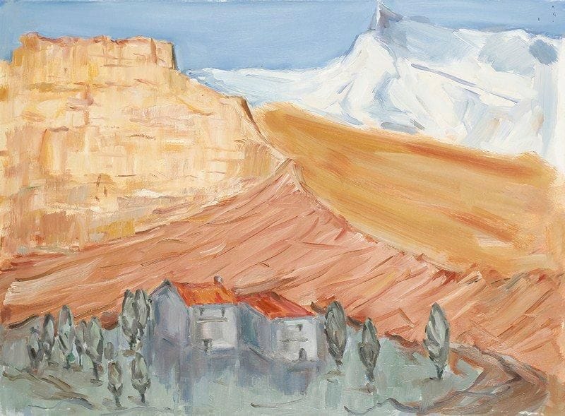 Lucien COLAS (1919-2008)
Paysage de montagne Huile sur toile. Non signée. H:54 x L: 73 cm