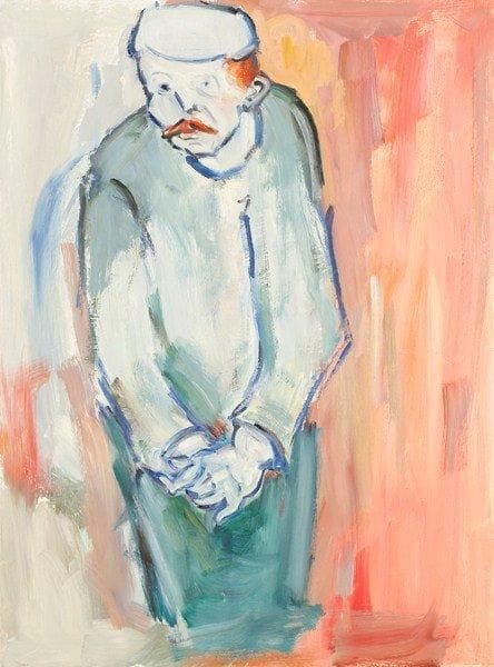 Lucien COLAS (1919-2008)
Homme à la casquette Huile sur toile. Non signée. H:73 x L: 54 cm