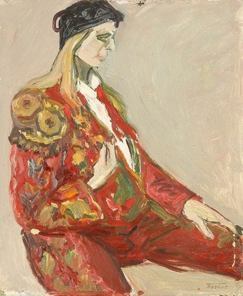 Louis-Edouard TOULET (1892-1967)
Le toreros Huile sur isorel Porte le cachet de la signature en bas à droite. 46 x 38 cm
