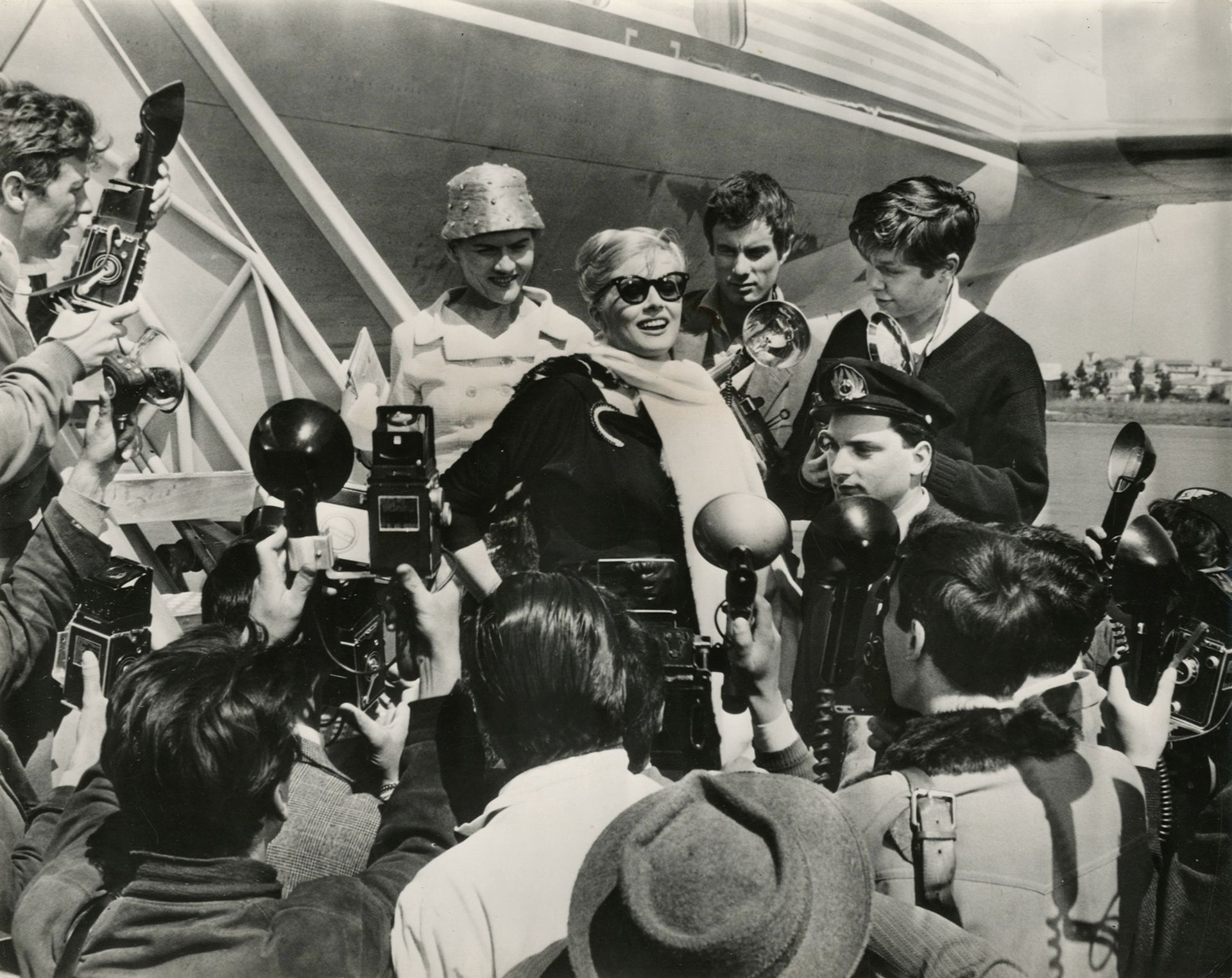 Agence Pierluigi
Anita Ekberg dans la Dolce Vita de Federico Fellini, 1960.
Épreuve argentique d'époque.
19,3 x 24,3 cm