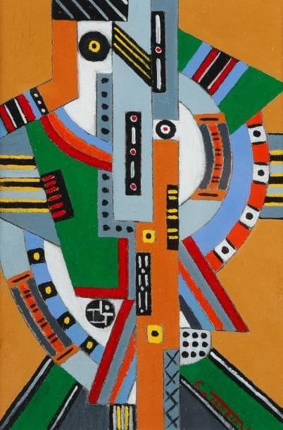 Georges TERZIAN (né en 1939)
Personnage. Gouache. Signée en bas à droite. 21 x 14 cm