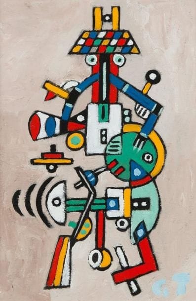 Georges TERZIAN (né en 1939)
Musicien. Gouache. Monogrammée en bas à droite. 16.5 x 11 cm