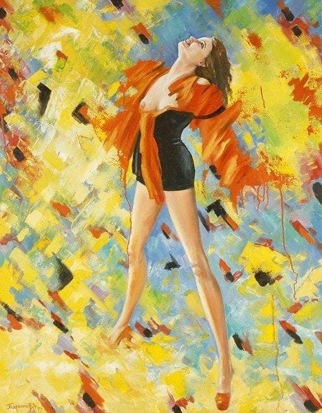 V.A PARANIN
Journée ensoleillée, 1993. Huile sur toile.Signée et datée en bas à gauche. Signée, datée et titrée au dos.90 x 70 cm