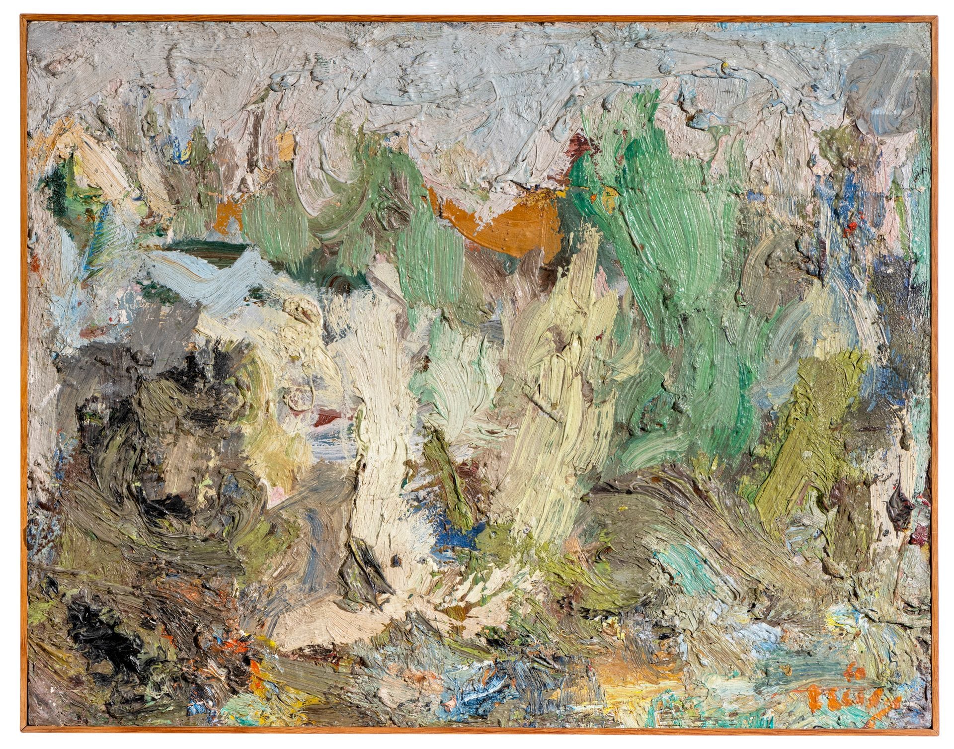 Eugène LEROY (1910-2000)
Paysage fantastique, 1960
Huile sur carton.
Signée et datée en bas à droite.
42 x 54 cm

Provenance : 
Collection Philippe Laloy.