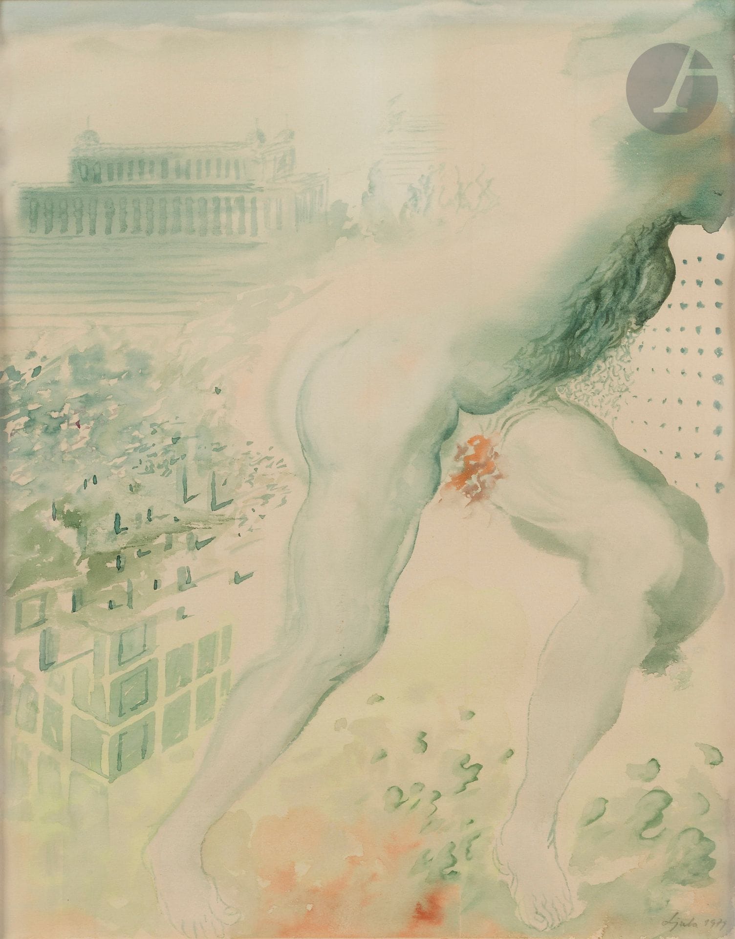 Popovitch Ljuba LJUBA [franco-serbe]
(1934-2016)
Le Paysage, 1979
Aquarelle.
Signée et datée en bas à droite.
26 x 20 cm

Nous remercions Madame Slavica Batos, épouse de l’artiste, d’avoir confirmé l’authenticité de cette oeuvre.