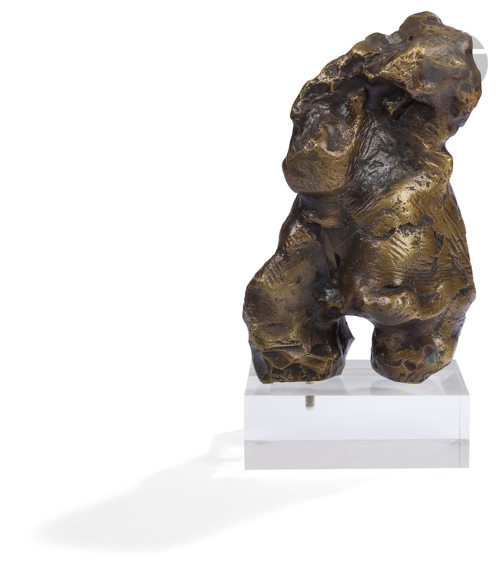 Henri-Paul DERYCKE (1928-1998)
Nude
Bronze proof with golden patina.
Monogrammed "HD" and numbered "0/8".
Foundry mark "Susse Fondeur Paris".
Height: 32 cm