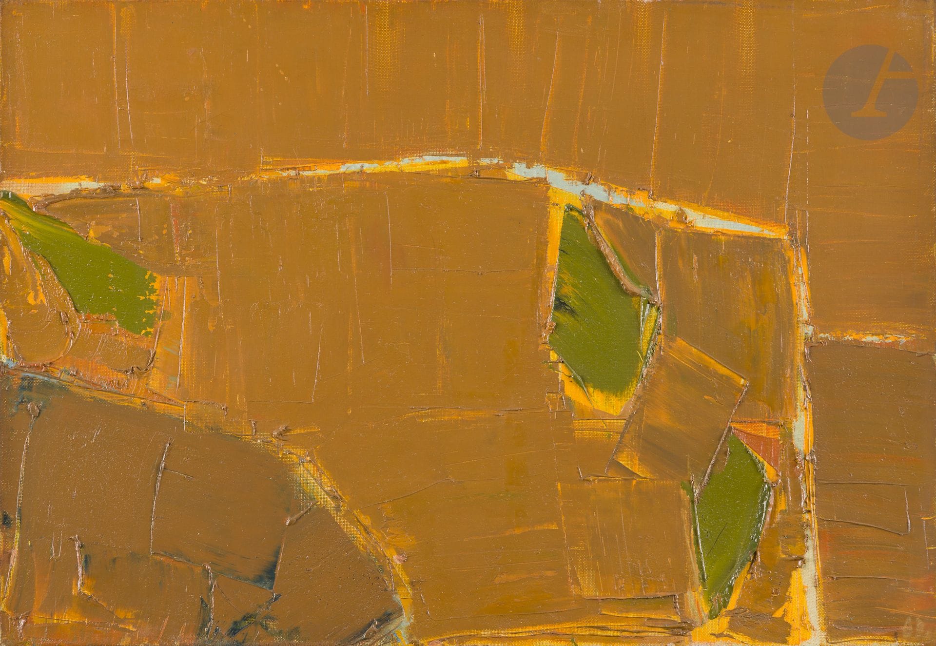 Olivier DEBRÉ (1920-1999)
Cabris, décembre 1961
Huile sur toile.
Monogrammée et datée en bas à droite.
Signée, datée, titrée et située au dos.
38 x 55 cm

Cette œuvre sera incluse au catalogue raisonné de l’artiste en préparation par Madame Sylvie Debré-Huerre.

Un certificat de Madame Sylvie Debré-Huerre, en date du 20 novembre 2023, sera remis à l’acquéreur.