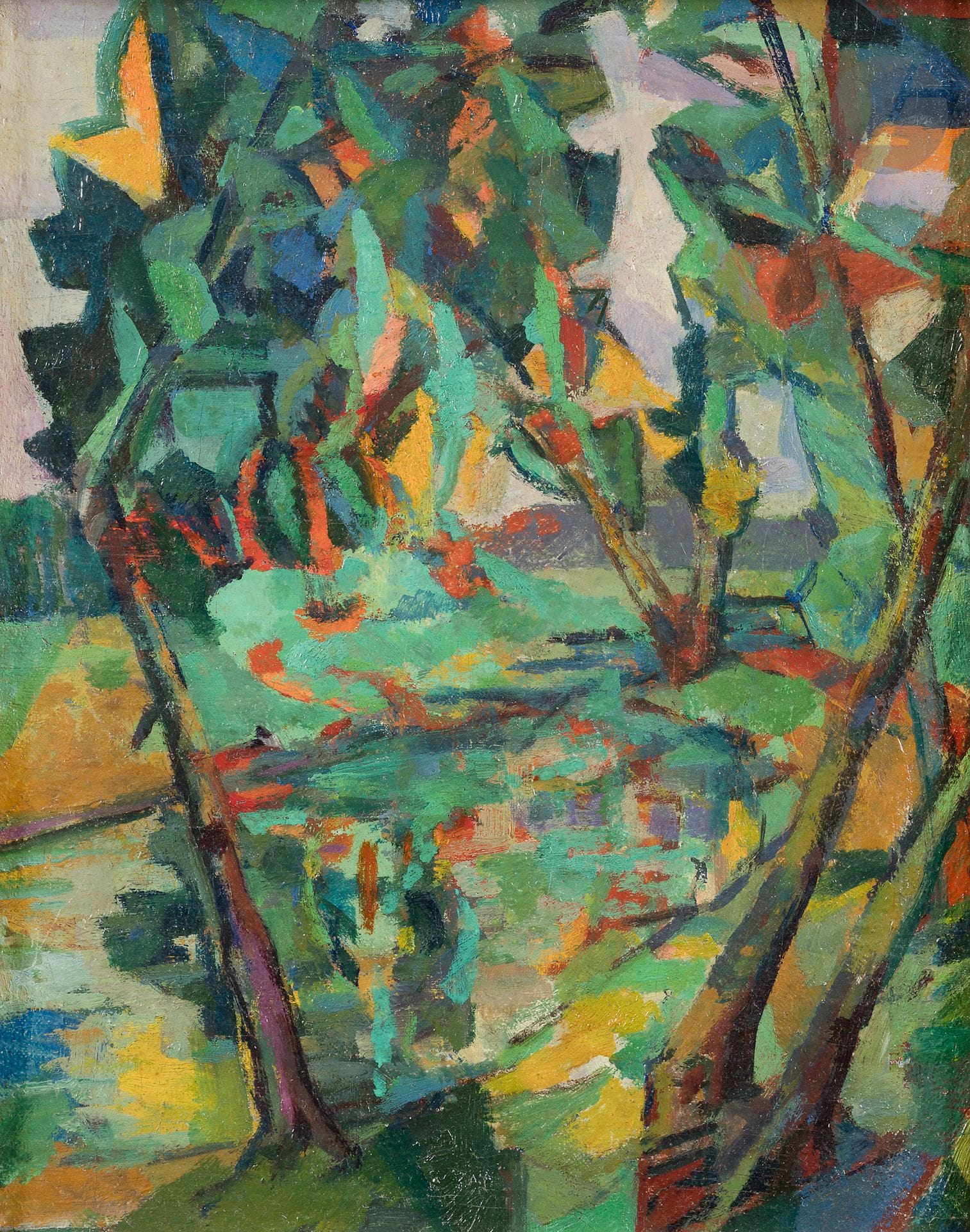 Macario VITALIS (1898-1989)
Bord de rivière
Huile sur toile.
Timbrée au dos.
34 x 27 cm

Un certificat de Madame Christine Thorailler, en date du 23 mars 2017, sera remis à l'acquéreur.