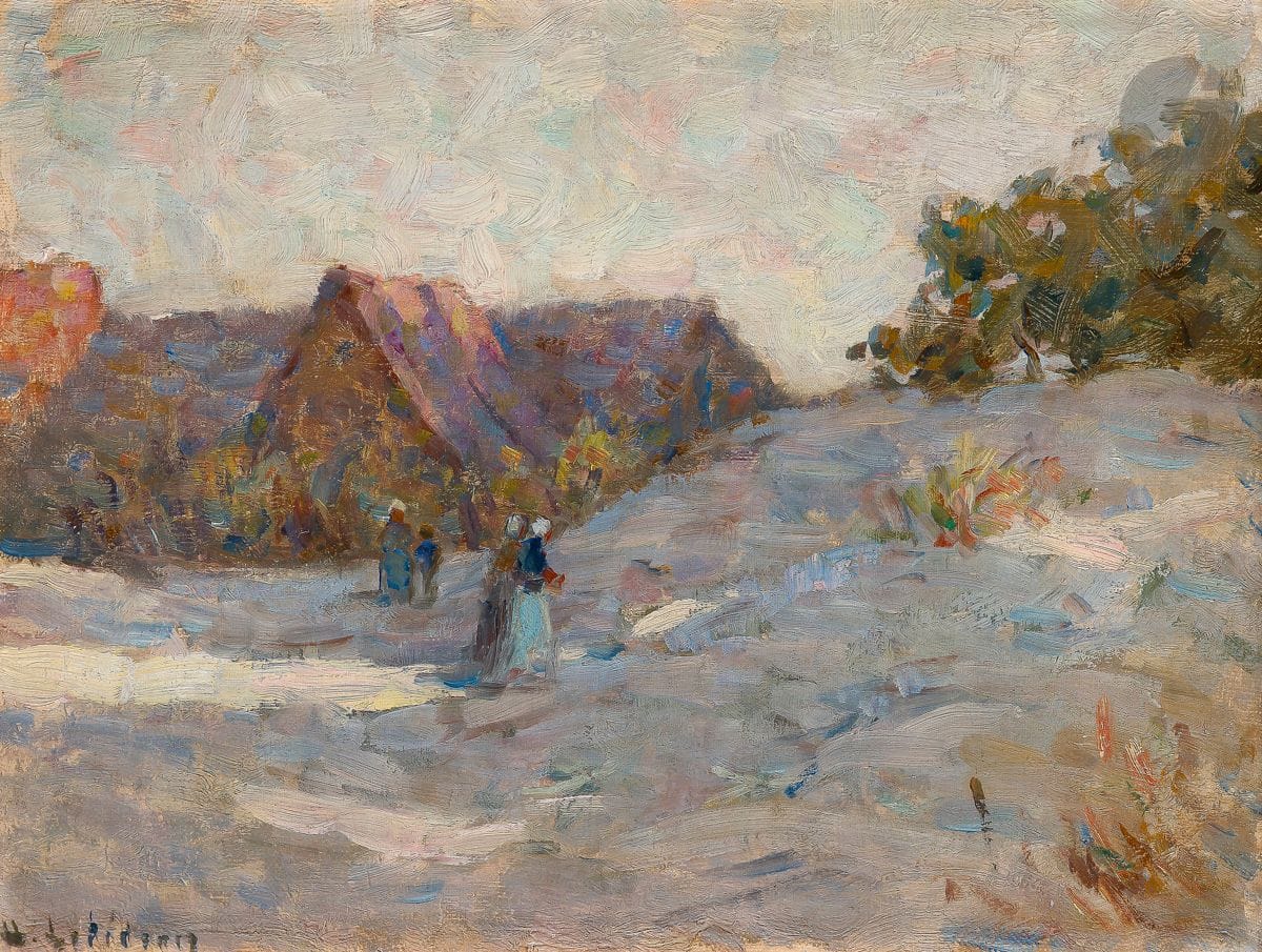 Henri LE SIDANER (1862-1939)
La Dune, Étaples, vers 1888
Huile sur toile.
Signée en bas à gauche.
24,5 x 32,5 cm


Provenance : 
Collection de Monsieur S., Loir-et-Cher.

L’œuvre sera reproduite au supplément du catalogue raisonné Le Sidaner-L’œuvre peint et gravé, en préparation par Yann Farinaux-Le Sidaner.

Un certificat de Monsieur Yann Farinaux-Le Sidaner sera remis à l’acquéreur.