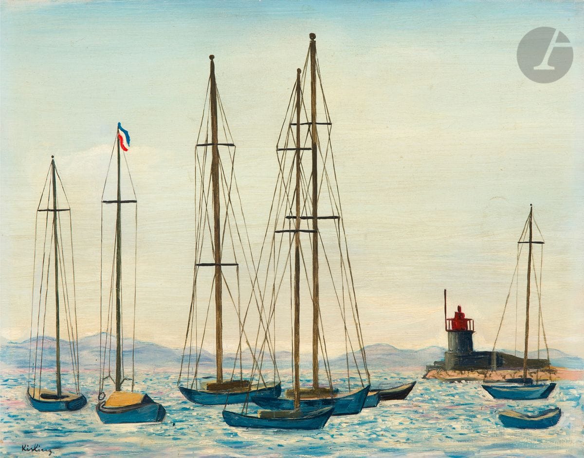 Moïse KISLING (1891-1953)
Sanary, 1952
Oil on canvas.
Signed lower left.
(Minor restorations lower left).
33 x 41 cm

Provenance :
Private collection, Paris.

Bibliography: 
Jean Kisling, Jean Dutourd, Kisling, 1891-1953, Tome III, Paris, Éditions Jean Kisling, 1995, n°131 reproduced p.337.