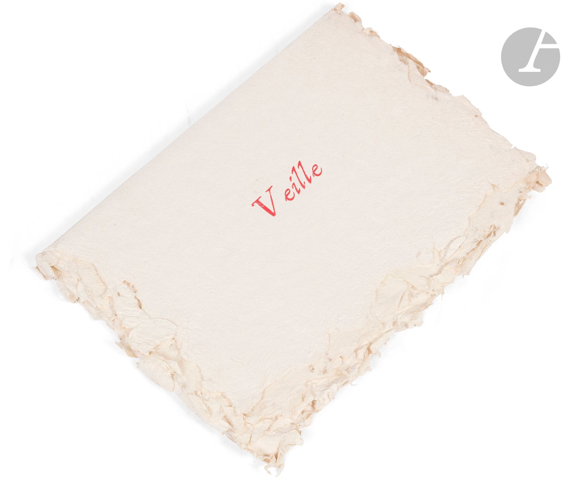 MICHAUX (Henri).
Veille.
Paris: Gwenn-Aël Bolloré, [1951]. — In-4, 285x200: (20 ff. premier et 17e blancs), couverture imprimée. En feuilles, non rogné, chemise et étui de l’éditeur.

Édition originale rare tirée à seulement 65 exemplaires numérotés sur papier pur chiffon à la main des moulins de l’Odet.
Exemplaire très bien conservé. Déchirures et manques au dos de la chemise.