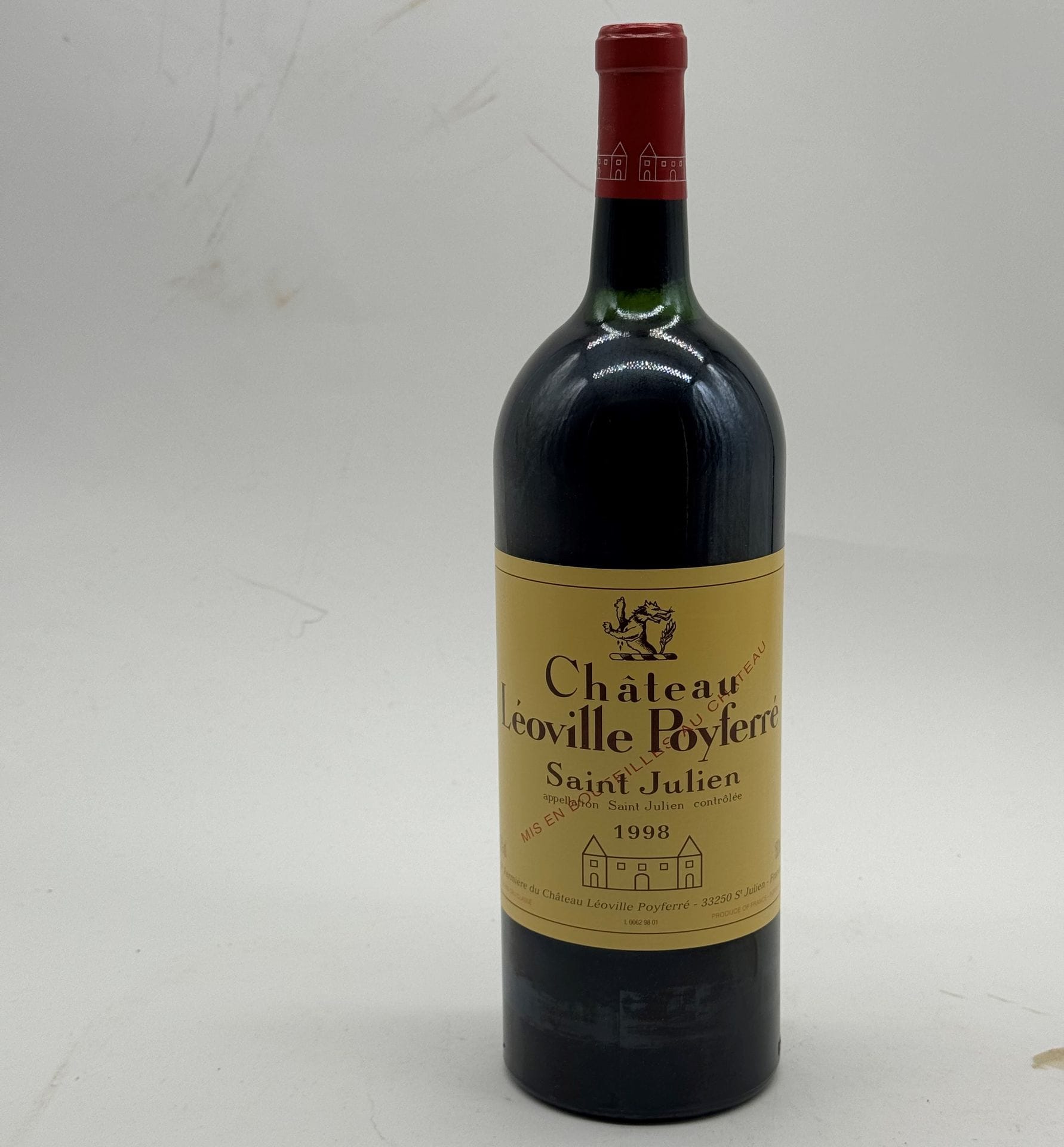 1 Mag CHÂTEAU LÉOVILLE POYFERRÉ, (T.L.B.-), GCC2 Saint-Julien, 1998