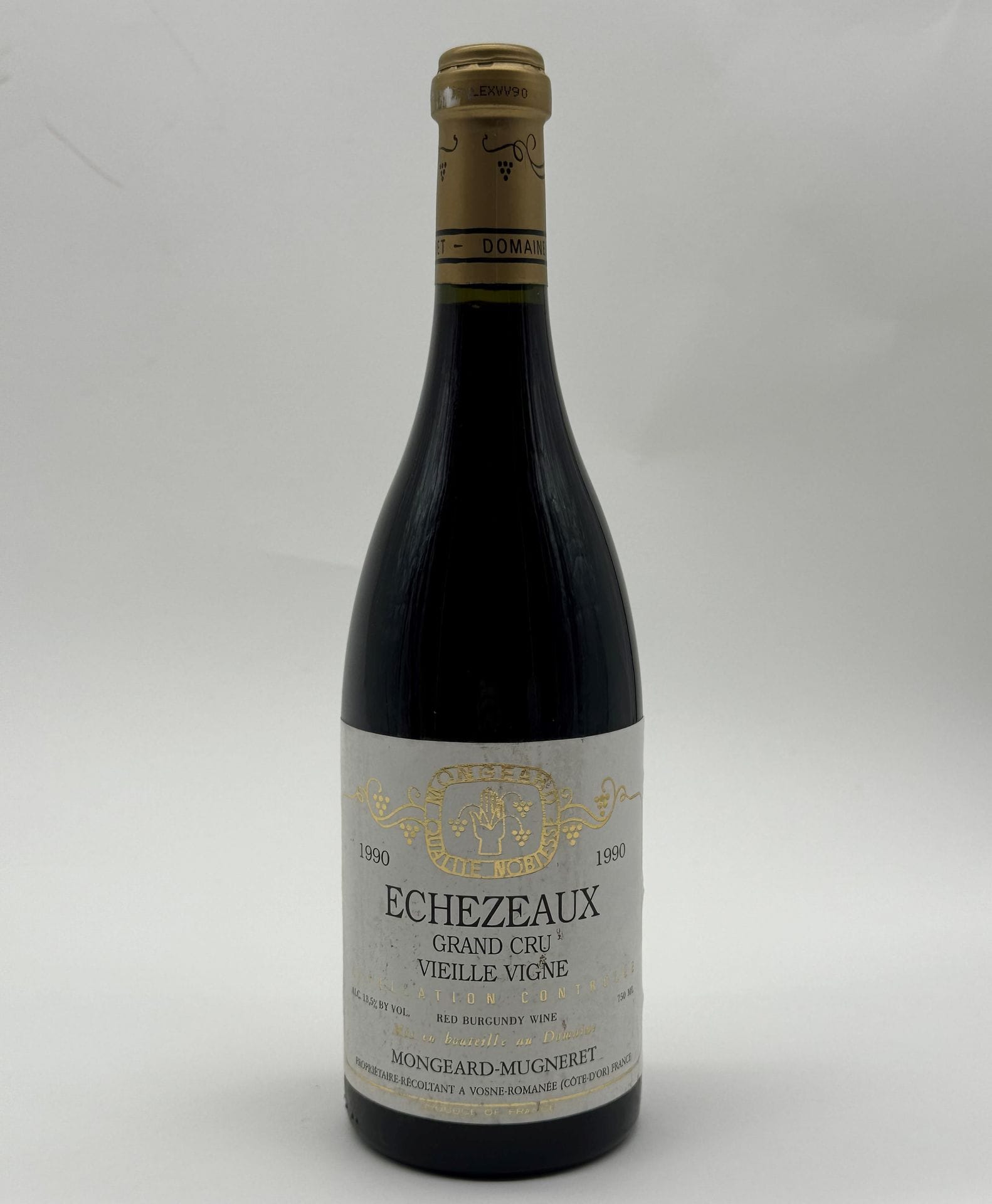 1 B ÉCHÉZEAUX VIEILLE VIGNE (Grand Cru) (light e.t.h.), Domaine Mongeard-Mugneret, 1990