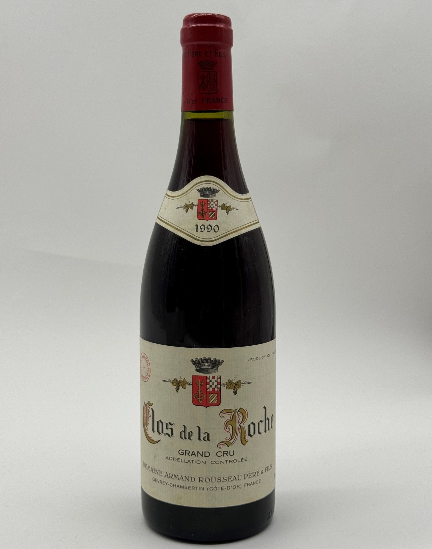 1 B CLOS DE LA ROCHE (Grand Cru) , Domaine Armand Rousseau, 1990