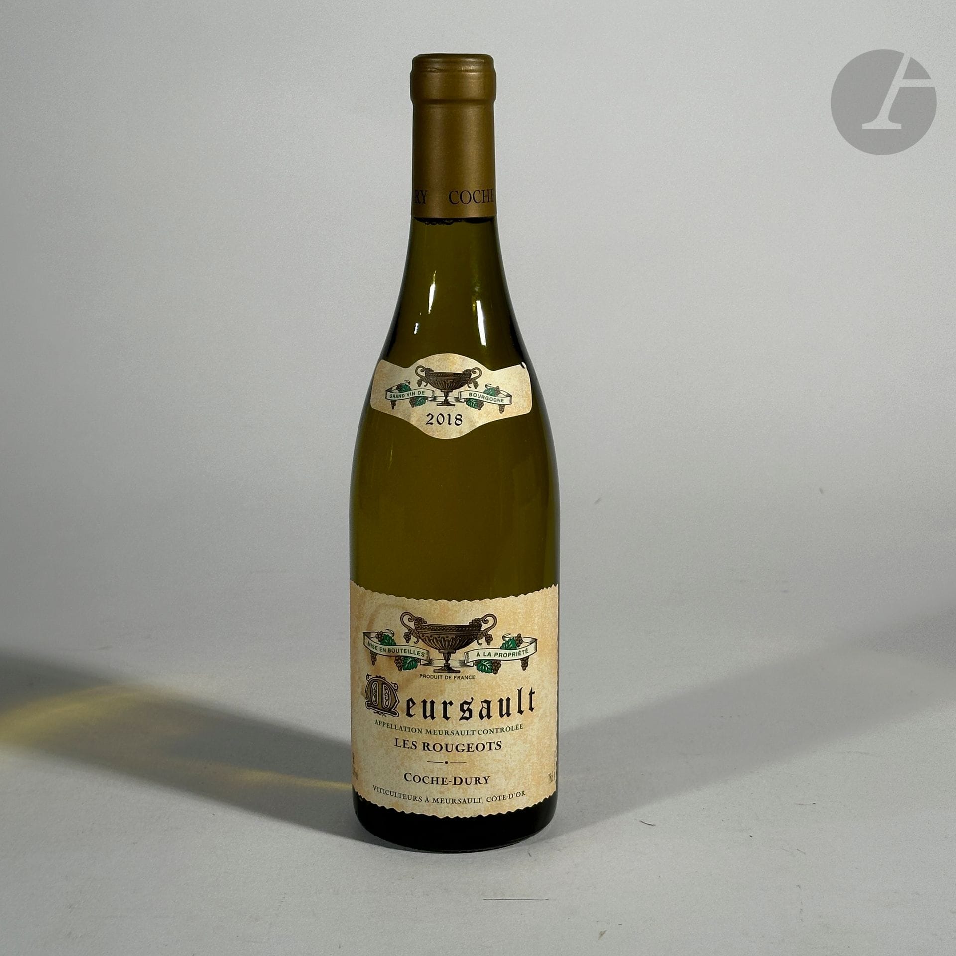 1 B MEURSAULT LES ROUGEOTS (1 accroc clm.), Domaine Coche-Dury, 2018