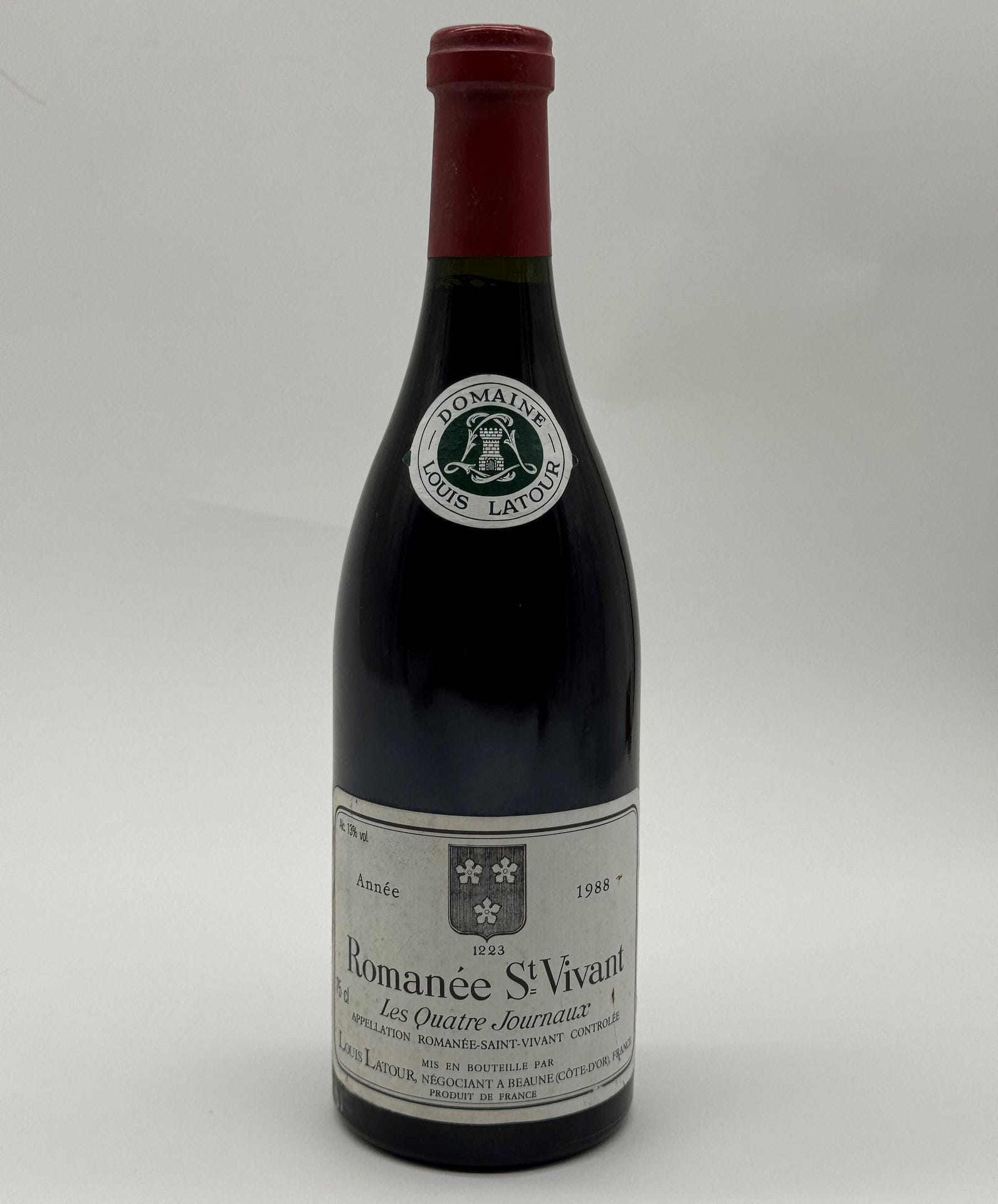 1 B ROMANÉE-SAINT-VIVANT LES QUATRE JOURNAUX (Grand Cru) (e.t. légères), Louis Latour, 1988