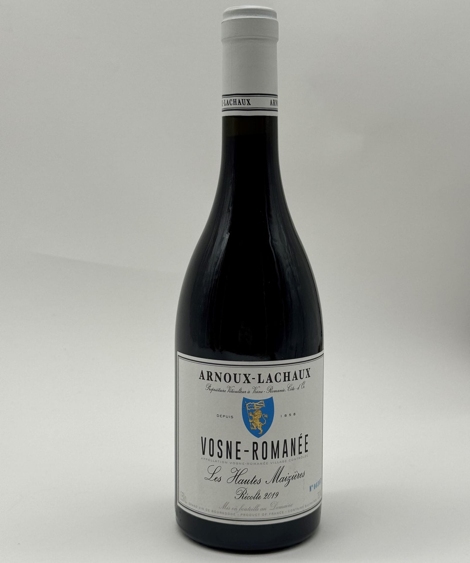 1 B VOSNE-ROMANÉE LES HAUTES MAIZIÈRES (n° 00307), Domaine Arnoux-Lachaux, 2019