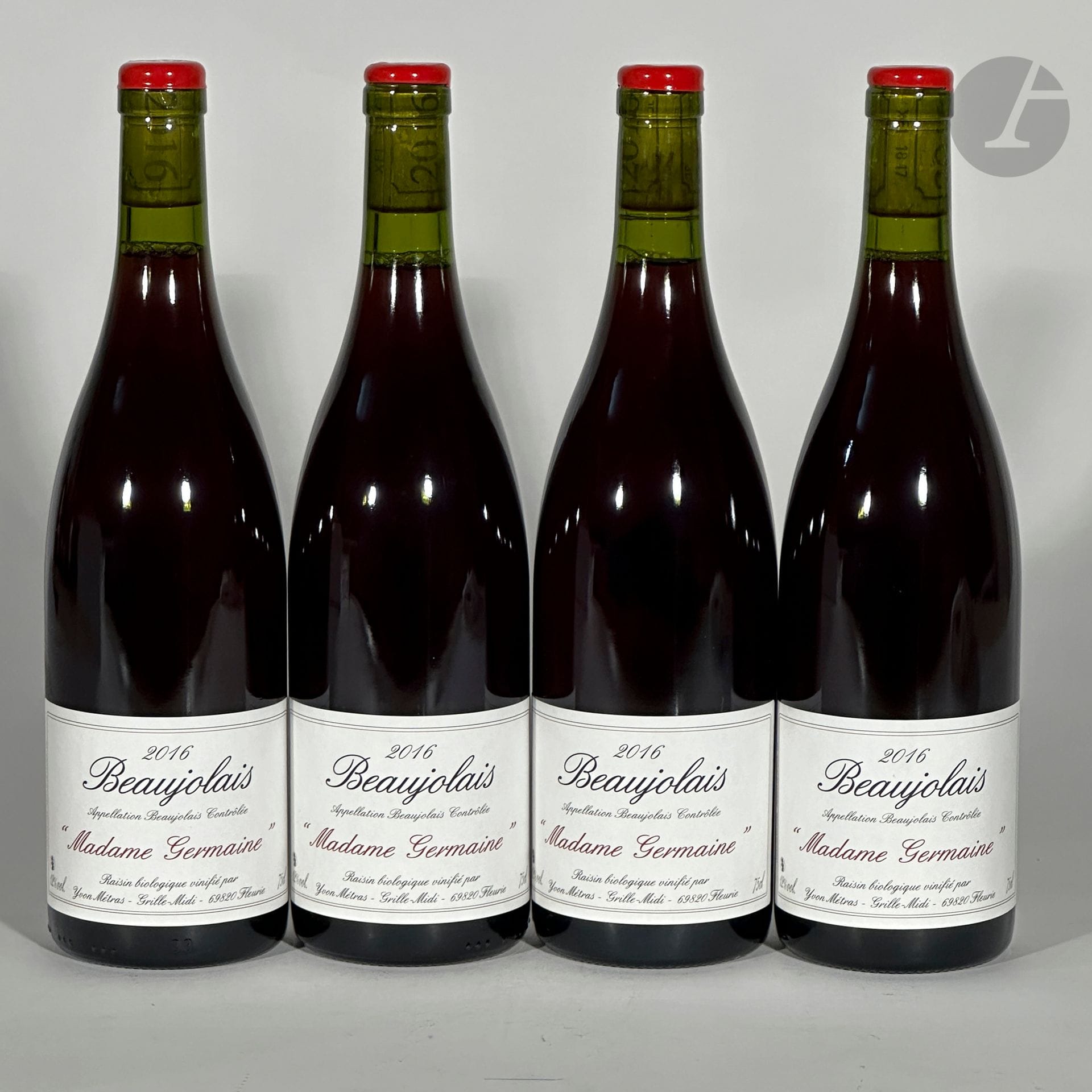 4 B BEAUJOLAIS MADAME PLACARD, Domaine Yvon Métras, 2016