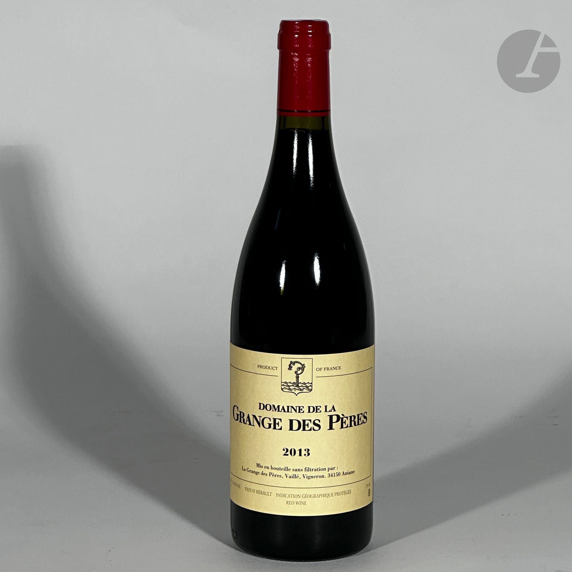 1 B IGP PAYS D'HÉRAULT Rouge, Domaine de la Grange des Pères, 2013