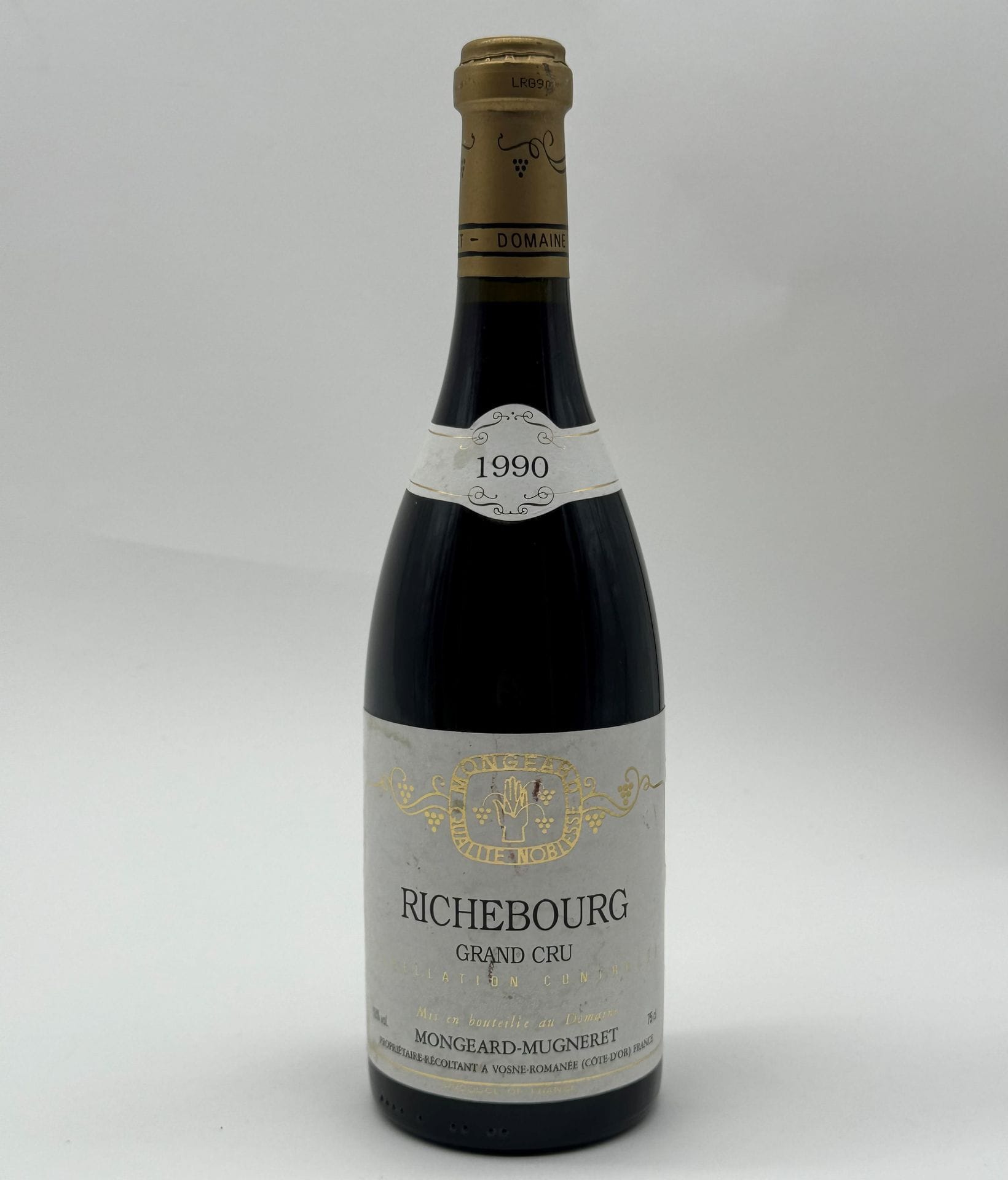 1 B RICHEBOURG (Grand Cru) (e.t.h. légères ; clm.s. légères), Domaine Mongeard-Mugneret, 1990