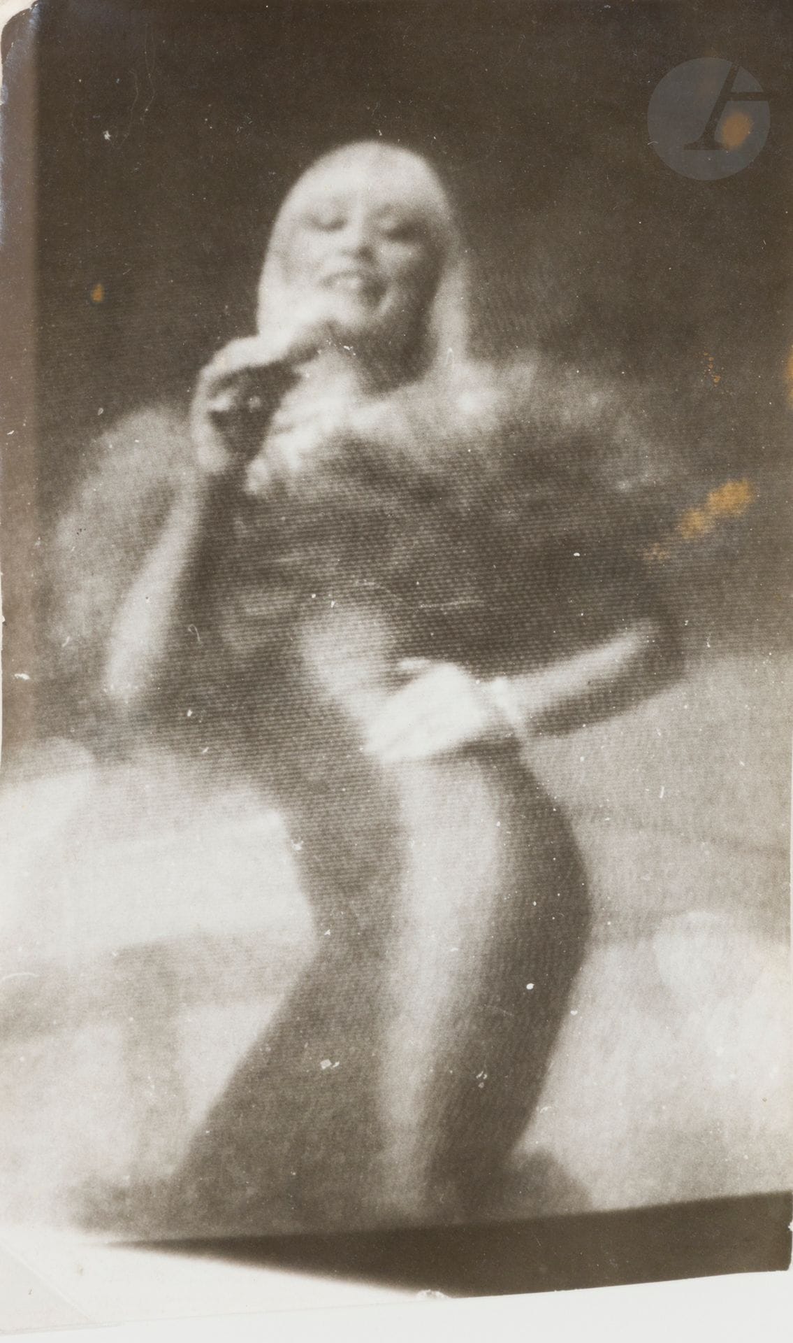 Miroslav Tichy (1926-2011) 
Untitled [woman in dress], c. 1960-1970.
Vintage silver print. 
21 x 12 cm - frame
Provenance:
Former Jiří Olič collection (Czech writer and critic).