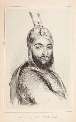 LAL (Mohan)
Life of the amir dost Mohammed Khan, of Kabul: with his political proceeding towards the English, Russian, and Persian governments, including the victory and disasters of the british army in Afghanistan. London: Longman, Brown, Green, Lonmans, 1846. - 2 volumes in-8, portrait, xviii pp., (1 f.), 399 pp., 10 portraits; vii pp., (1 f.), 498 pp., 8 portraits. Veau blond, double filet doré en encadrement et fleuron doré aux angles sur les plats, dos à nerfs orné, tranches marbrées (reliure de l'époque). Édition originale de cet ouvrage qui forme l'une des plus importantes sources sur la première guerre anglo-afghane de 1838-1842. L'auteur était un voyageur et diplomate au service du gouvernement de l'Inde; il raconte ici à sa manière, outre la vie de l'émir Dost Mohammed Khan (1793-1863), la déroute anglaise et leur expulsion de Kaboul. L'édition est illustrée de 19 portraits hors texte lithographiés sur chine collé. Exemplaire comprenant un ex-dono de la main du révérend Joseph Dunnington- Jefferson (1807-1880), vicaire de Thornganby, à Fitz Roy Paley Ashmore, daté de 1864. Charnières fendues et restaurées, pièces de titre et de tomaison renouvelées. Décharge d'une étiquette aux pages 66 et 67 du premier volume, quelques rares rousseurs
