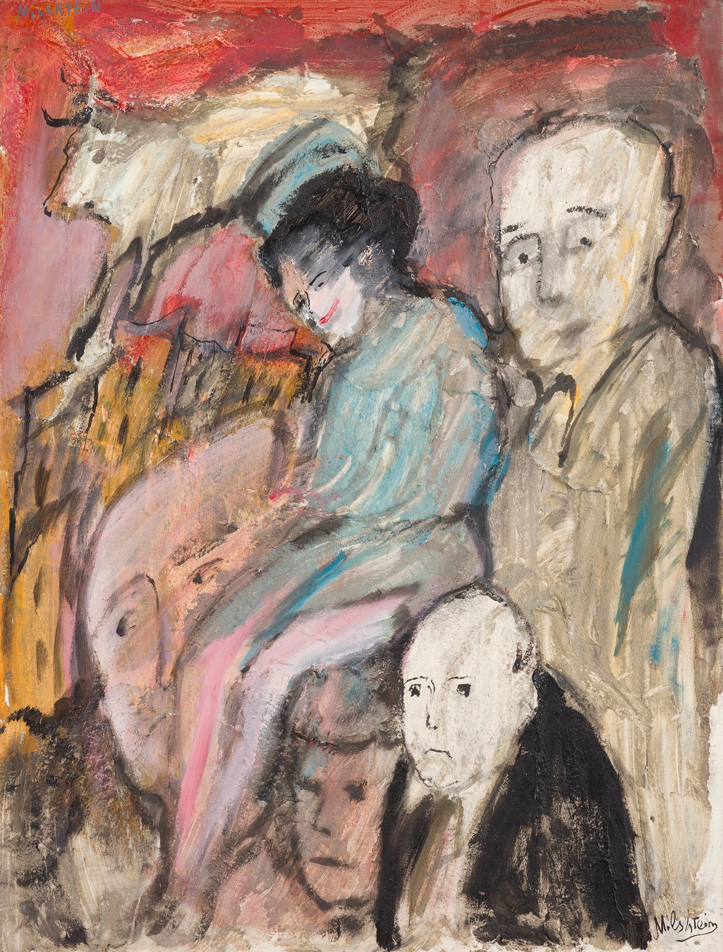 Zvi MILSHTEIN (1934-2020)
La Vachette et le majordome
Huile sur toile. 
Signée en haut à gauche.
65 x 50 cm
Cadre.


 

Mots clés :
judaïca, juif, juive, hébreux, rabbins, jewish, torah, hebrew, hebraica, judaisme, synagogue, sionisme, pessah, pessach, haggada, haggadah, hagada, hagadah, passover, menora, menorah, hannuka, hannuca, hannoucca, hanouccah, torah, juden, israélite, Israël, antisemitism, antisémitisme, dreyfus, meguila, sepharade, sefarad, ketouba