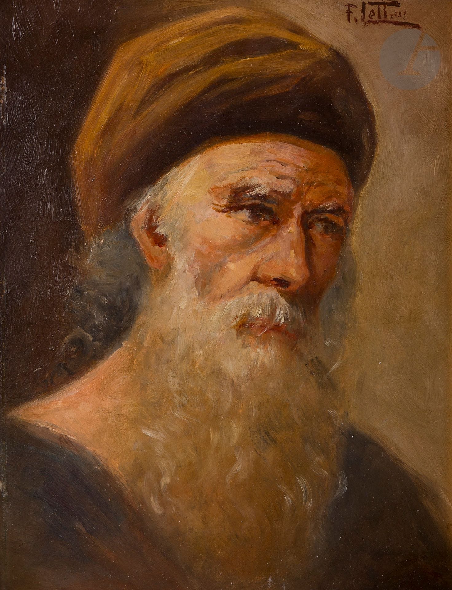 Friedrich LETTAU (XIXe siècle)
Portrait de vieil homme 
Huile sur panneau. 
Signée en haut à droite.
24,5 x 19 cm 
Cadre.


 

Mots clés :
judaïca, juif, juive, hébreux, rabbins, jewish, torah, hebrew, hebraica, judaisme, synagogue, sionisme, pessah, pessach, haggada, haggadah, hagada, hagadah, passover, menora, menorah, hannuka, hannuca, hannoucca, hanouccah, torah, juden, israélite, Israël, antisemitism, antisémitisme, dreyfus, meguila, sepharade, sefarad, ketouba